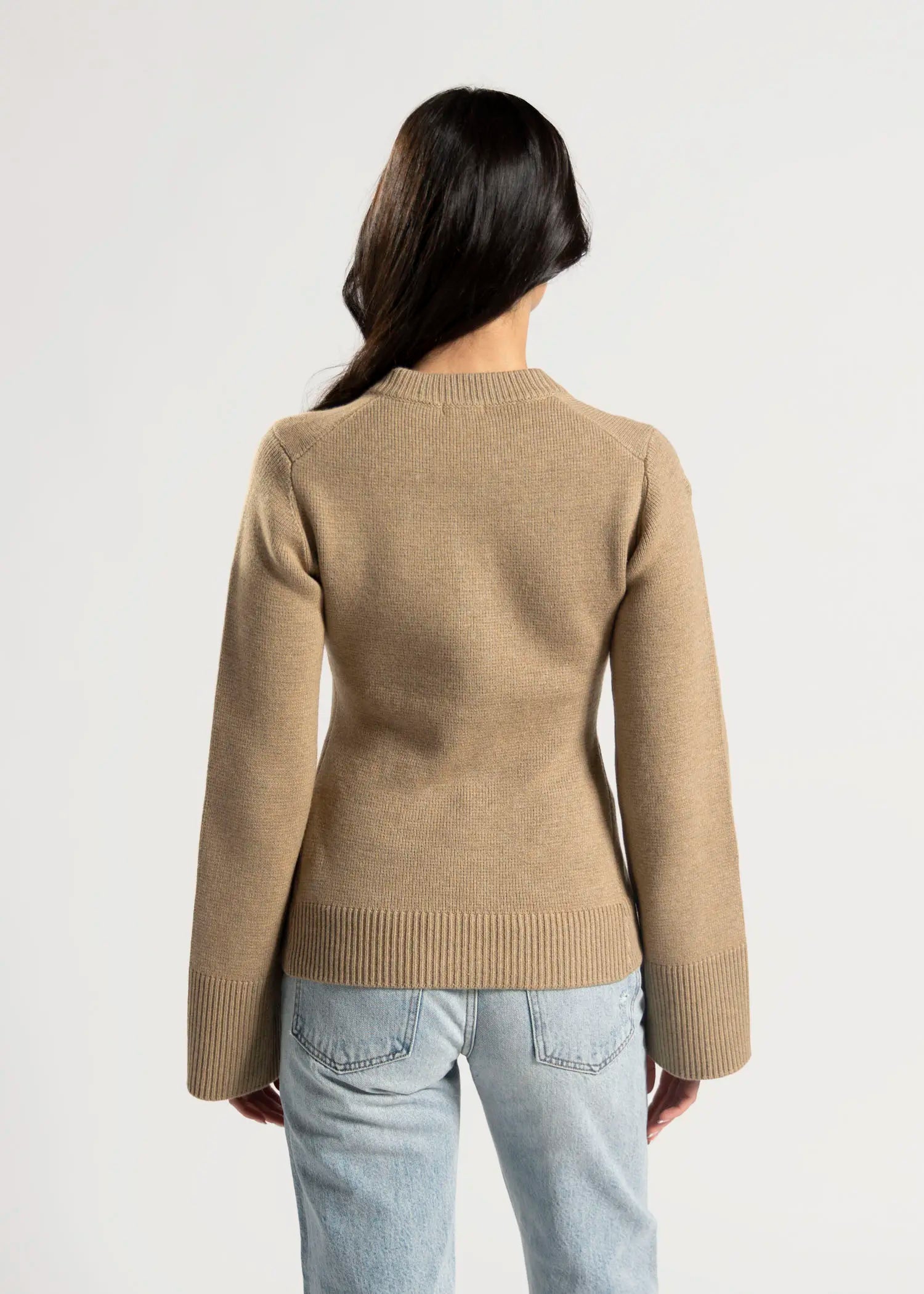 swatch_tan dani cardigan apparel