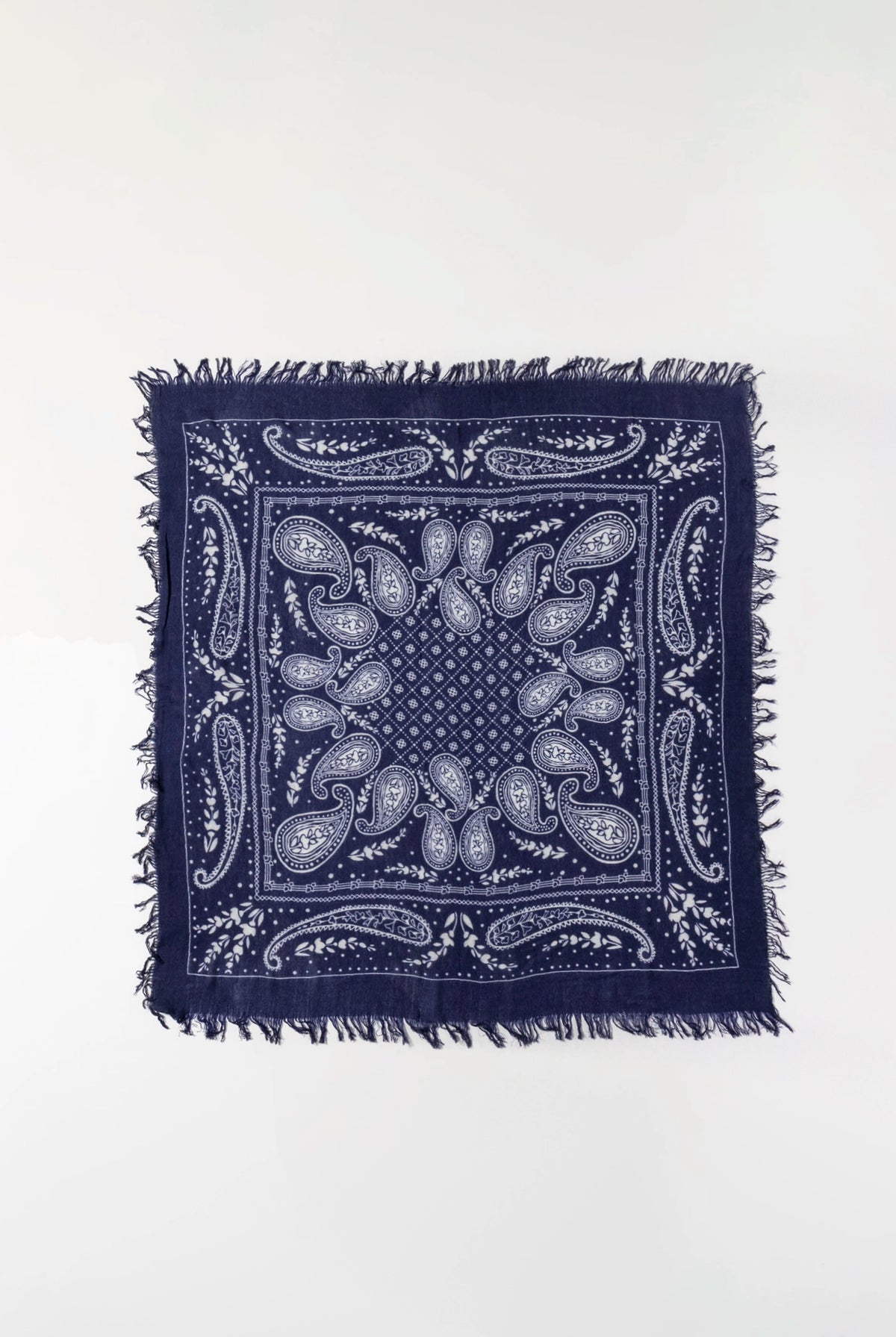 swatch_Indigo cashmere bandana scarf