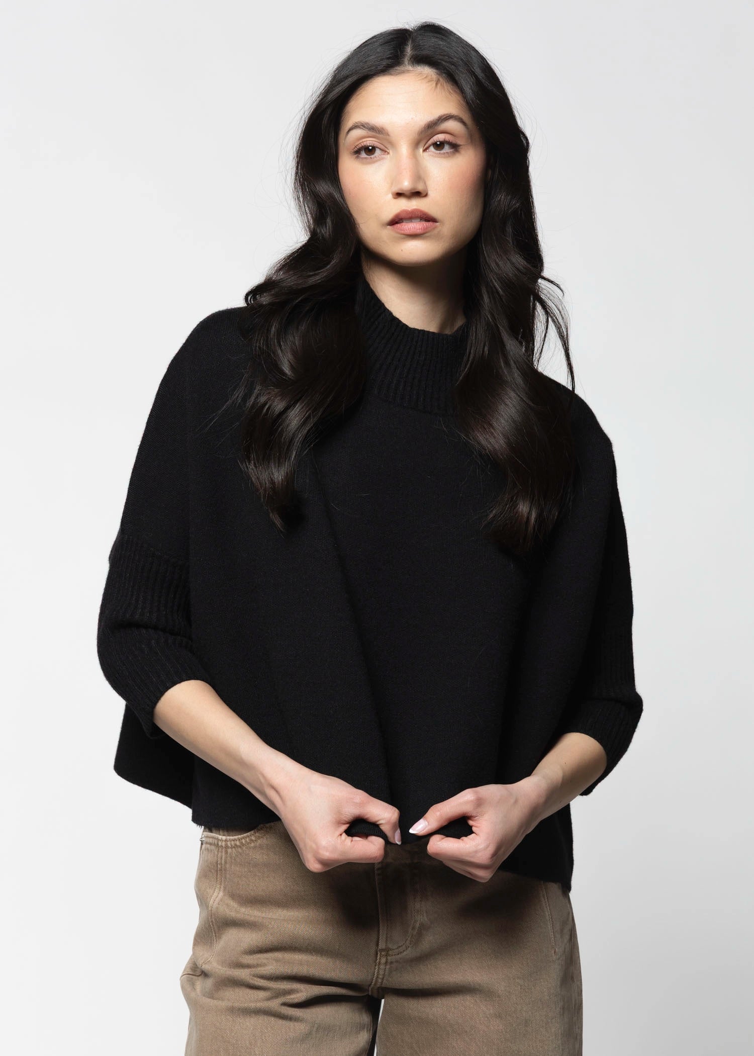 swatch_Black aja sweater