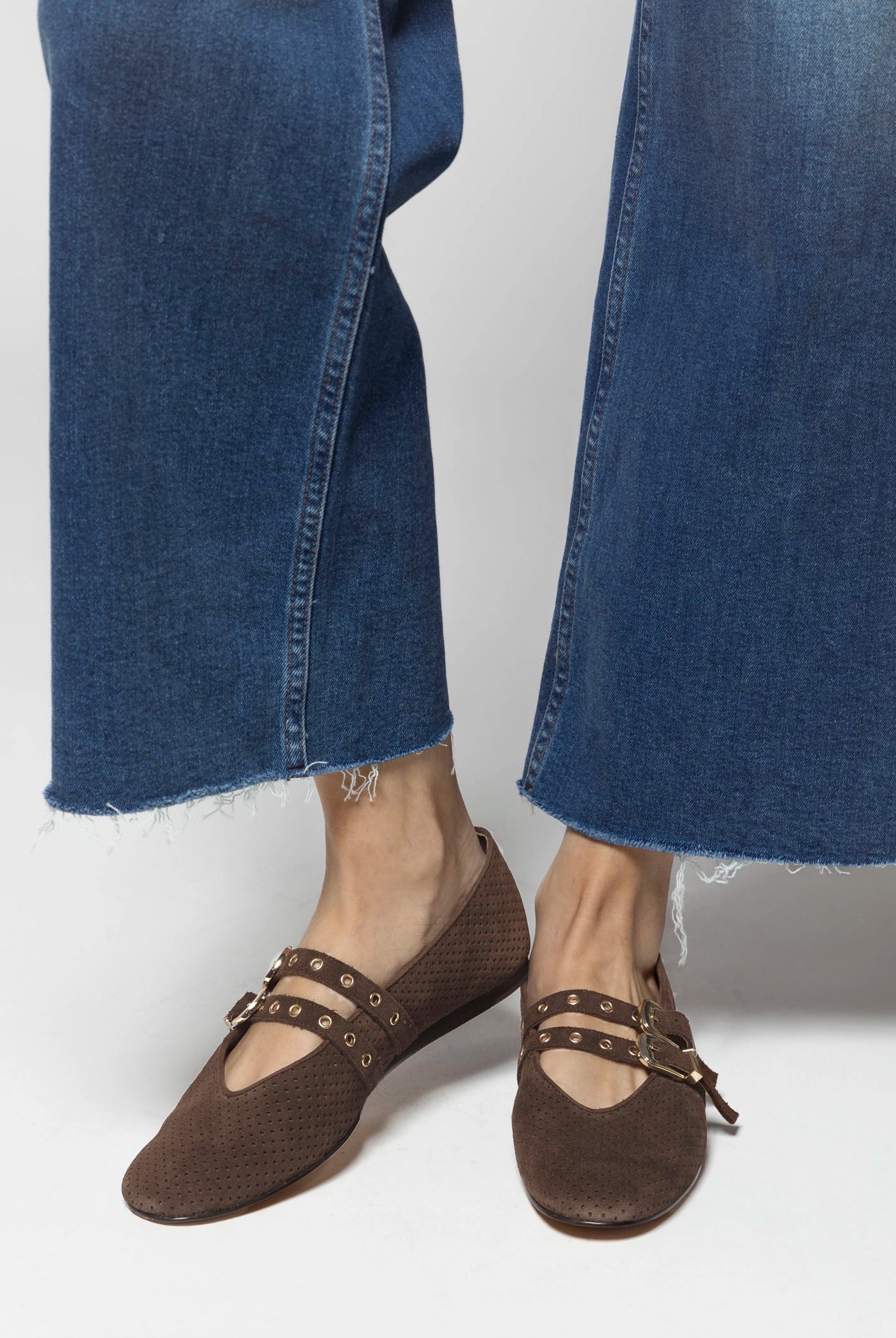 swatch_Brown Suede baylee flat shoes