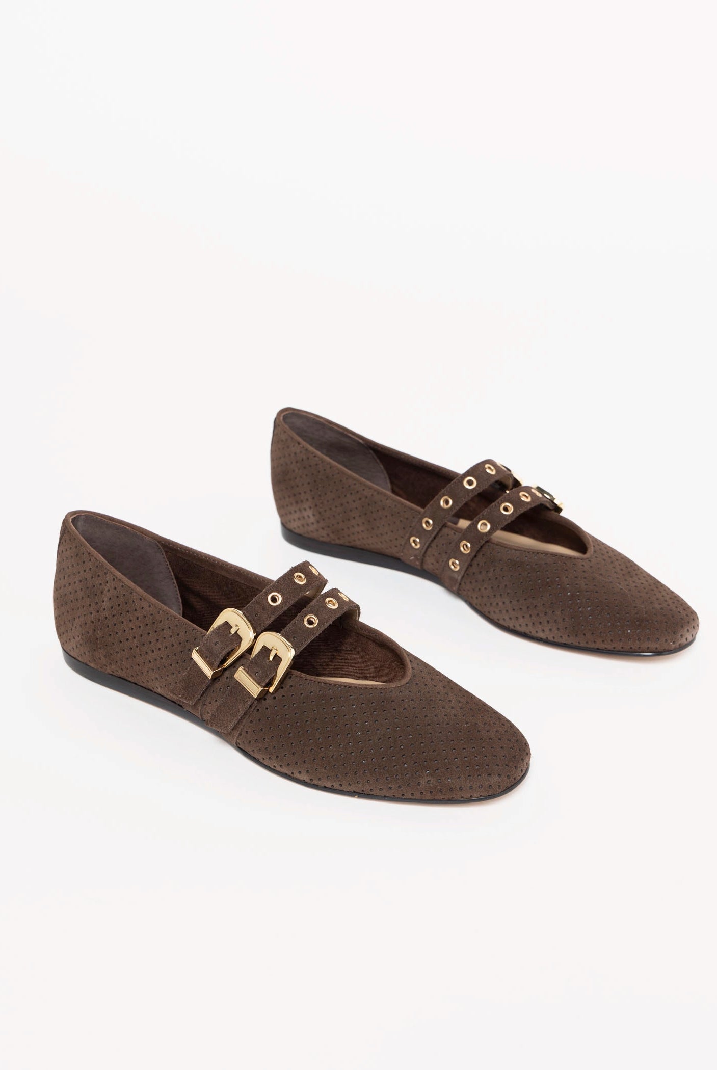 swatch_Brown Suede baylee flat shoes