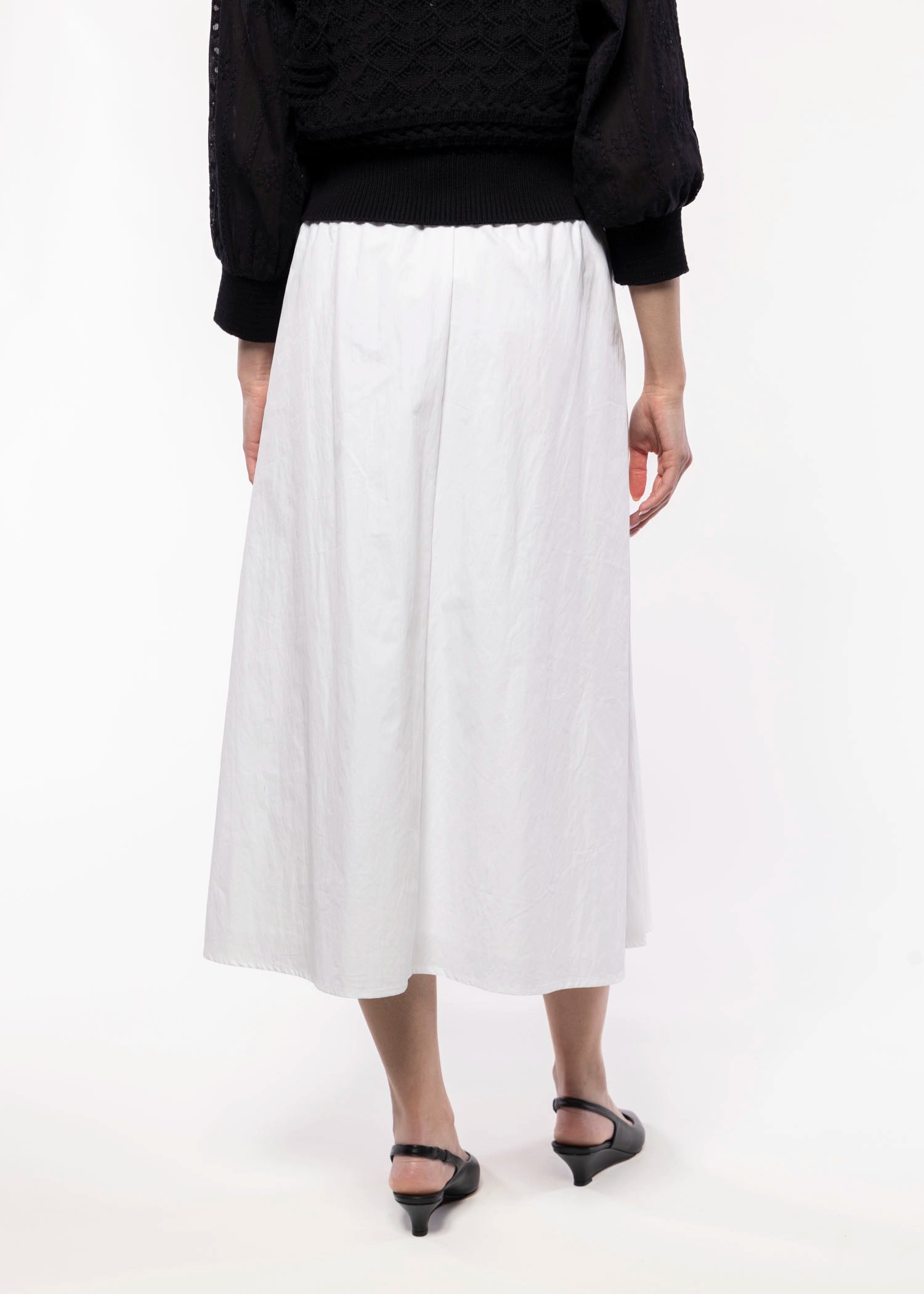 swatch_White sadie and sage central park midi skirt