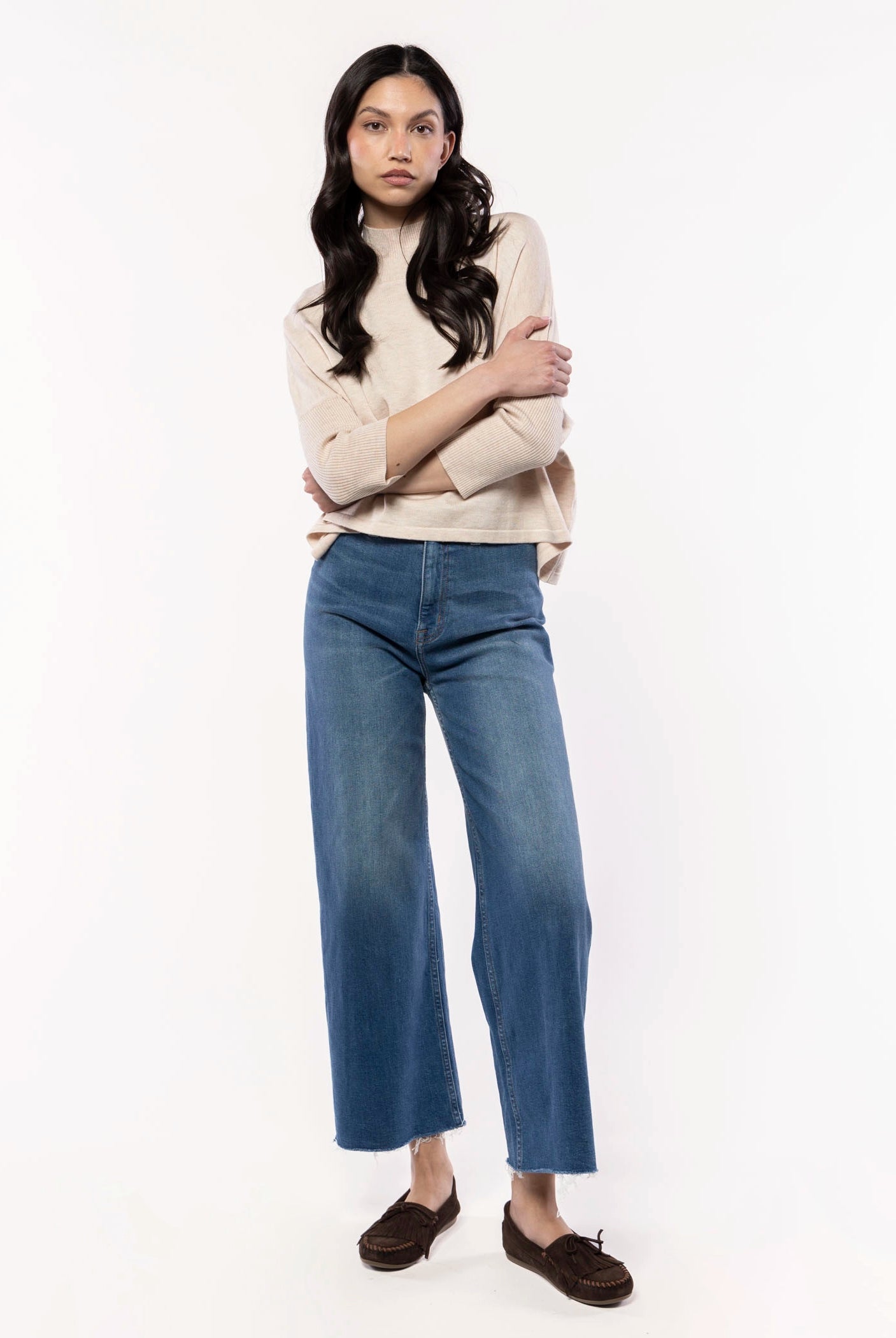swatch_Denim pistola penny wide leg jeans