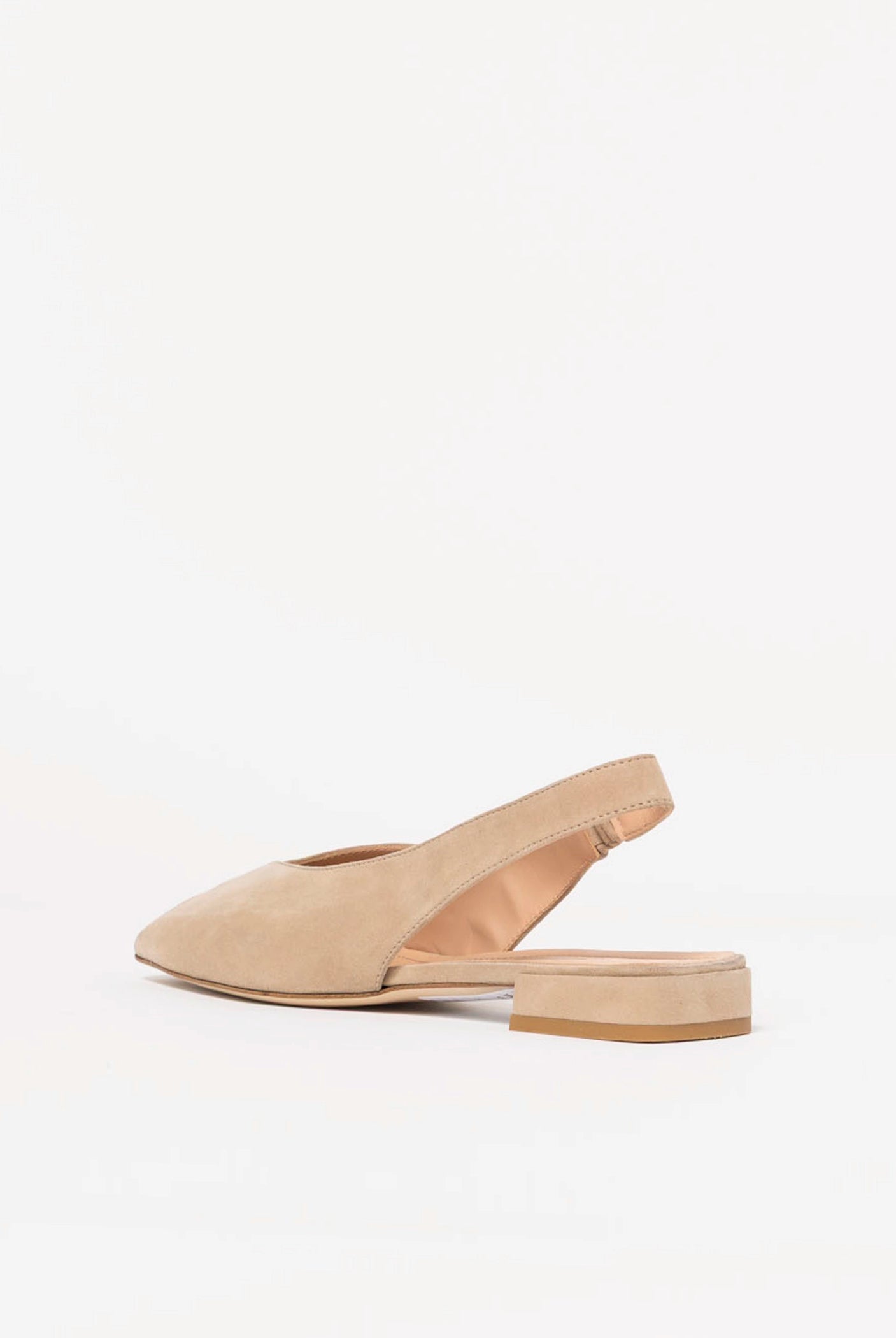 swatch_Taupe Suede flat peep toe sandal
