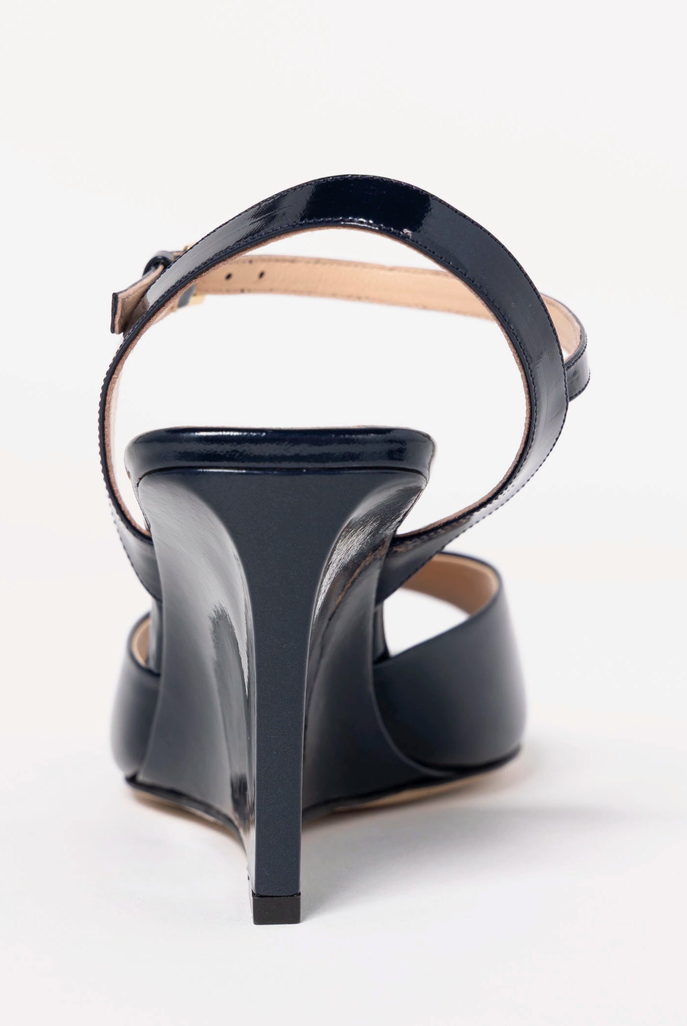 swatch_Navy Patent wedge sandal