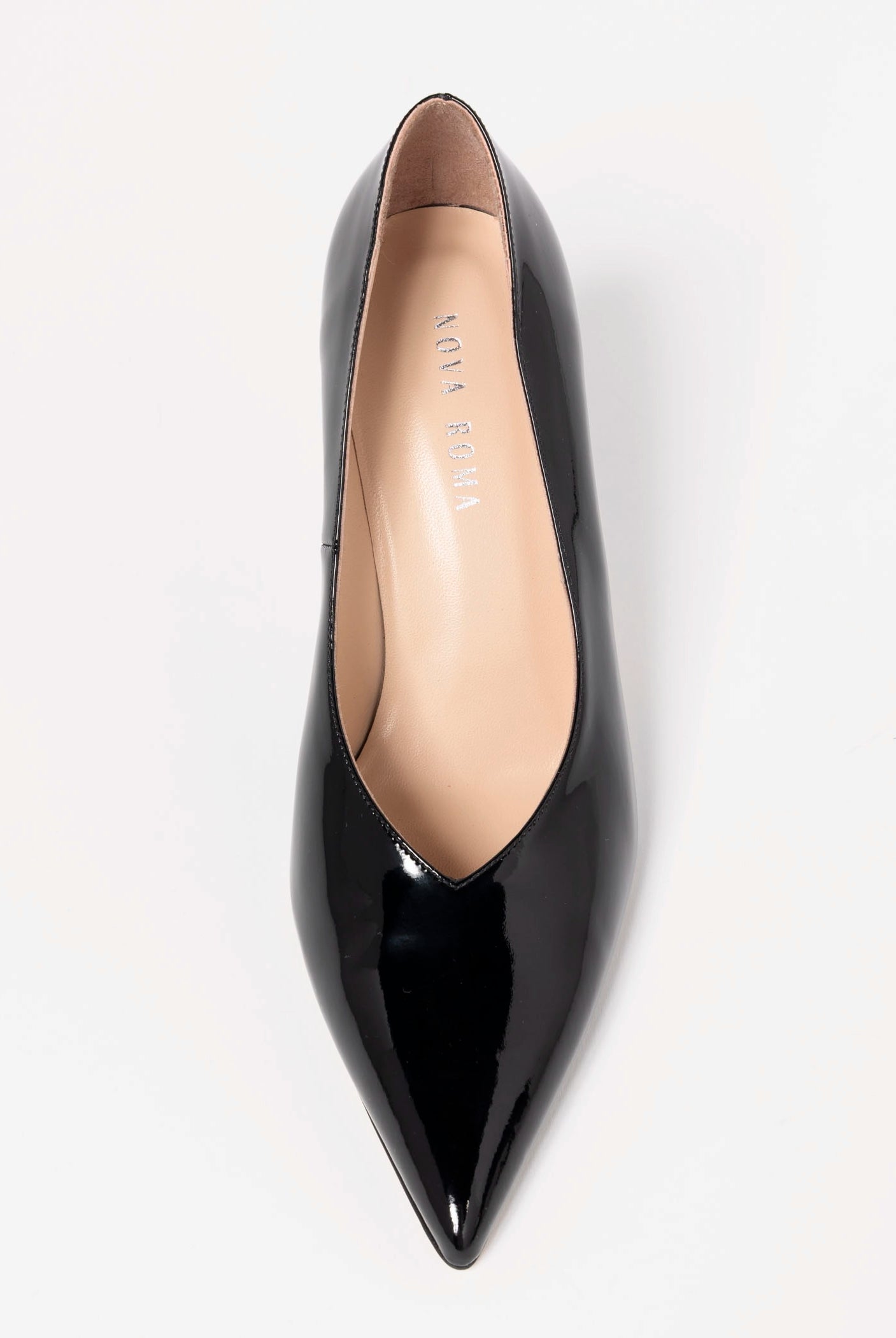 swatch_Black Patent classic pump