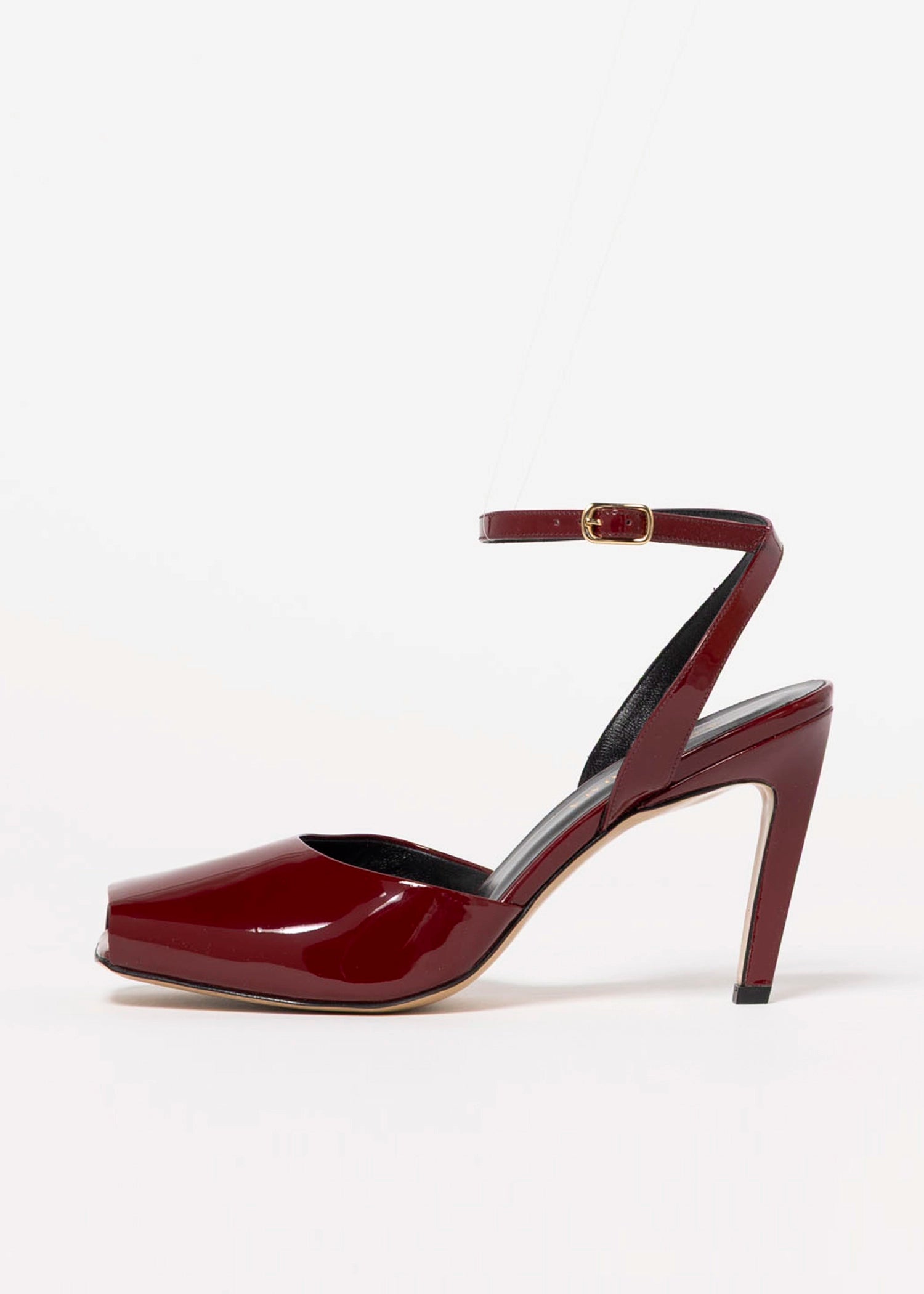 swatch_Cherry Patent Heeled Peep toe sandal