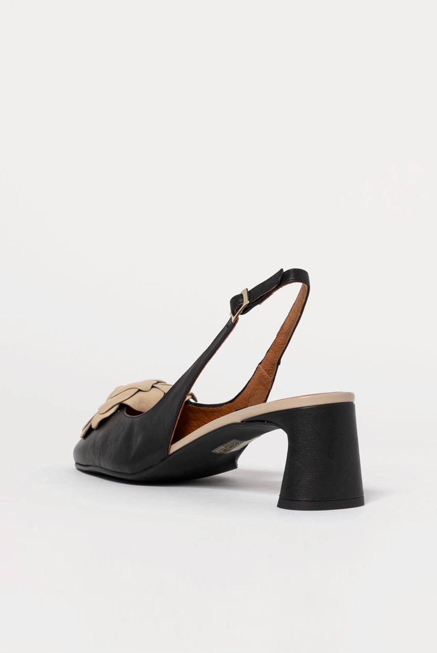swatch_Black/Latte angel alarcon slingback pump