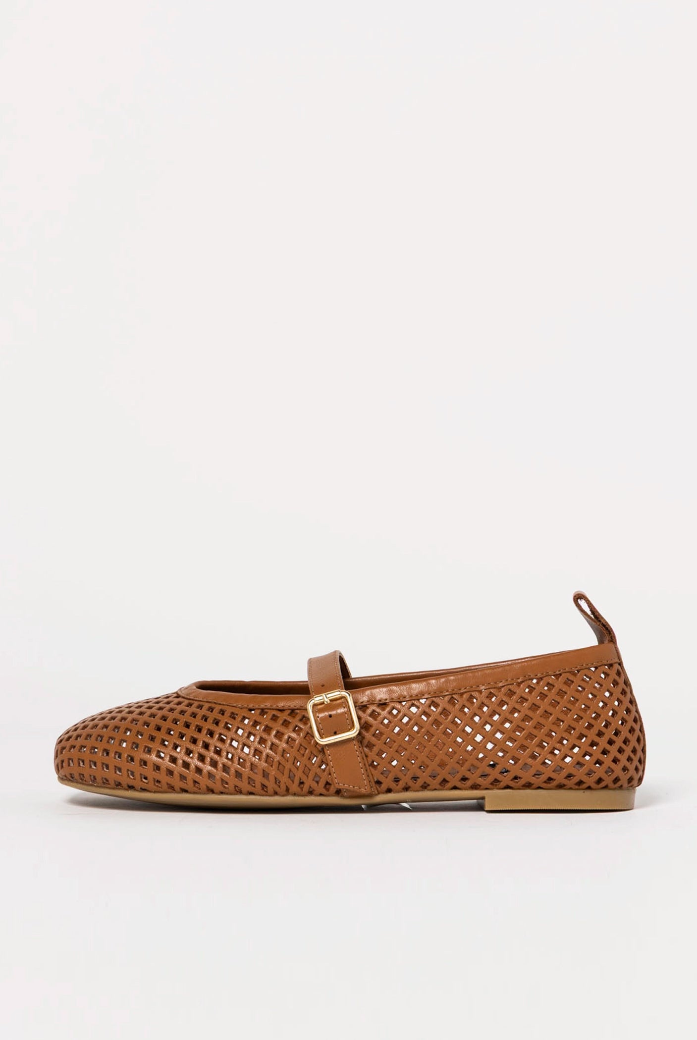 swatch_Cuoio Leather tiziana perforated flat angel alarcon