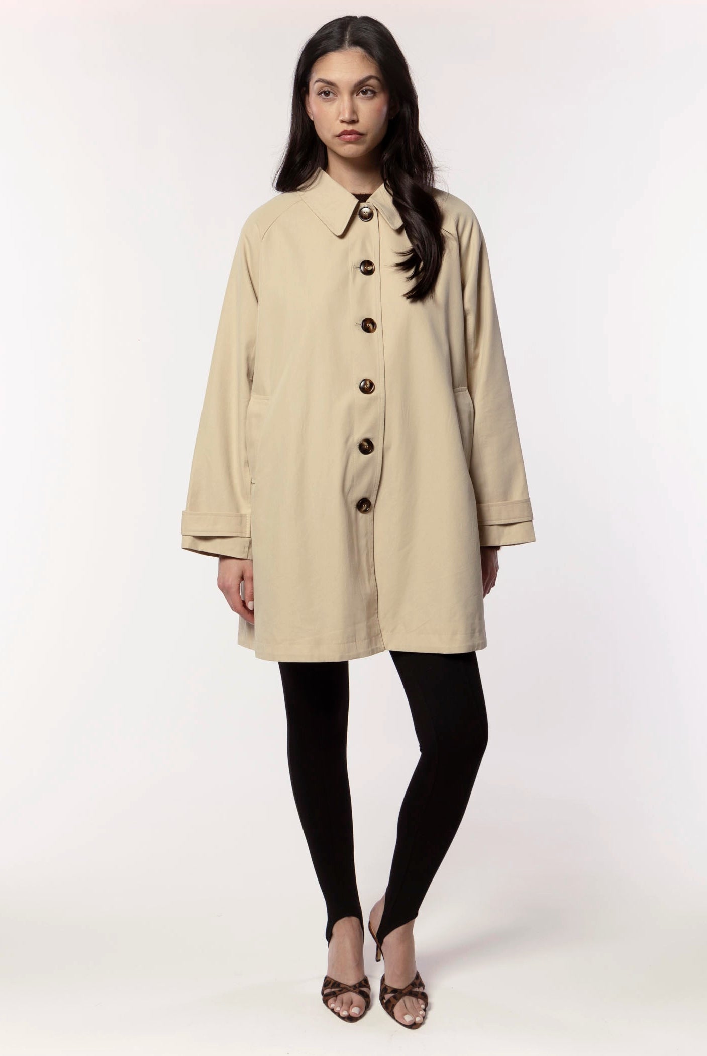swatch_Beige a-line trench coat