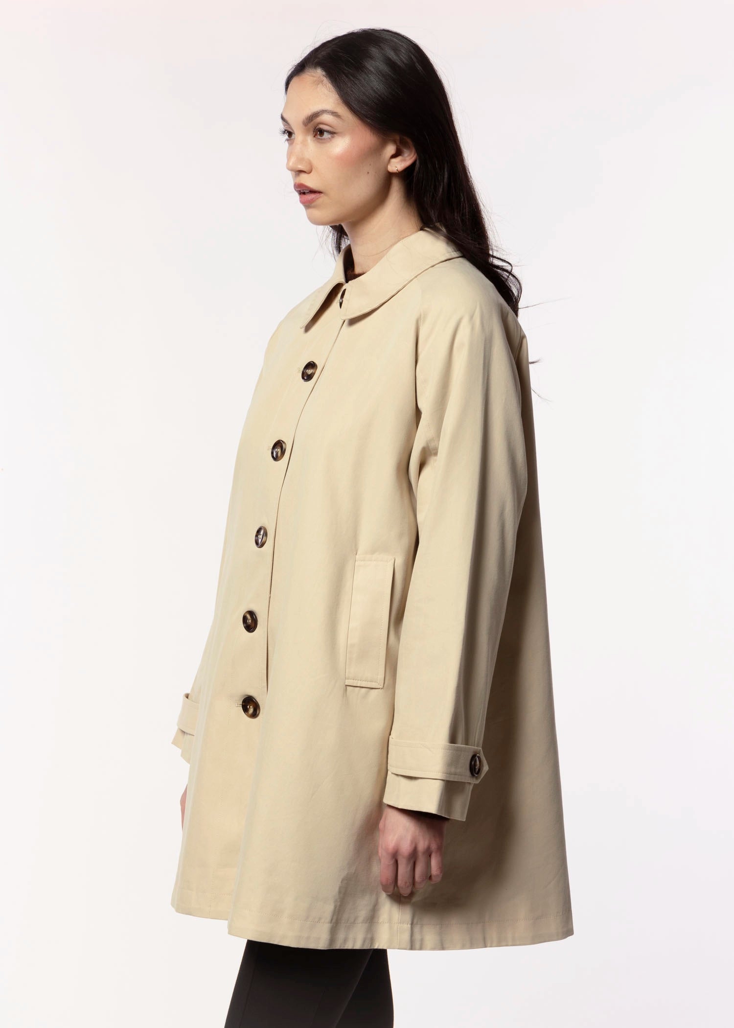 swatch_Beige a-line trench coat