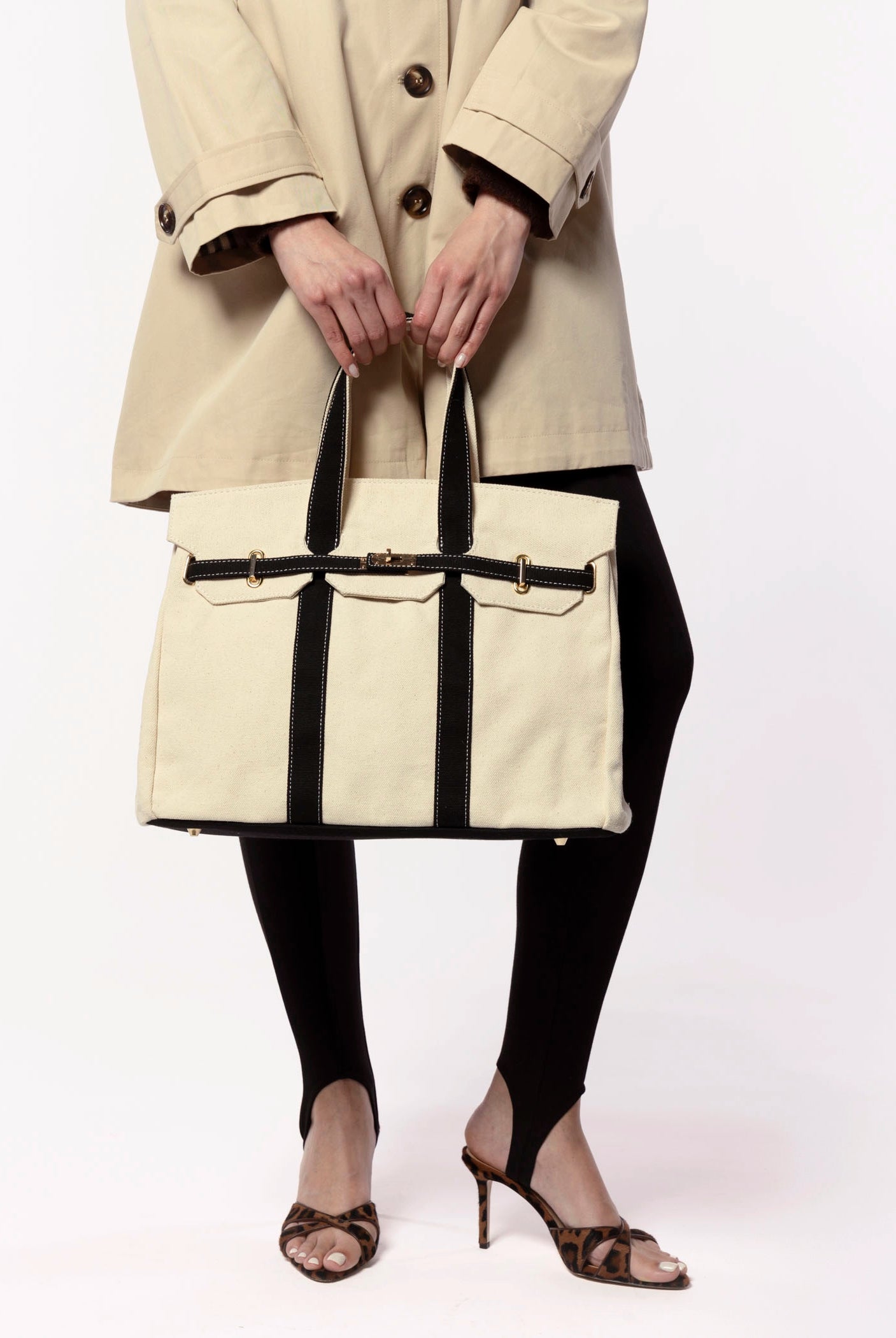 swatch_Black canvas tote bag