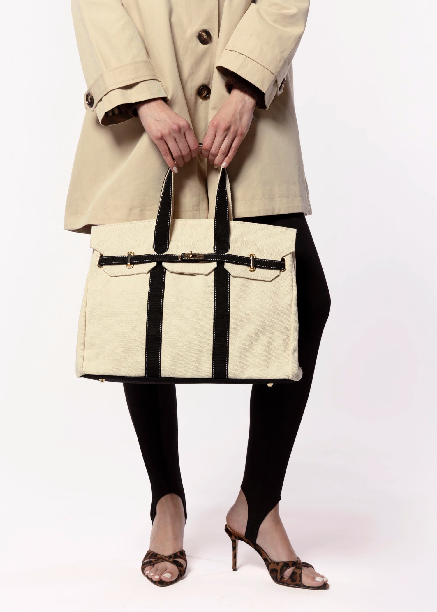 swatch_Black canvas tote bag