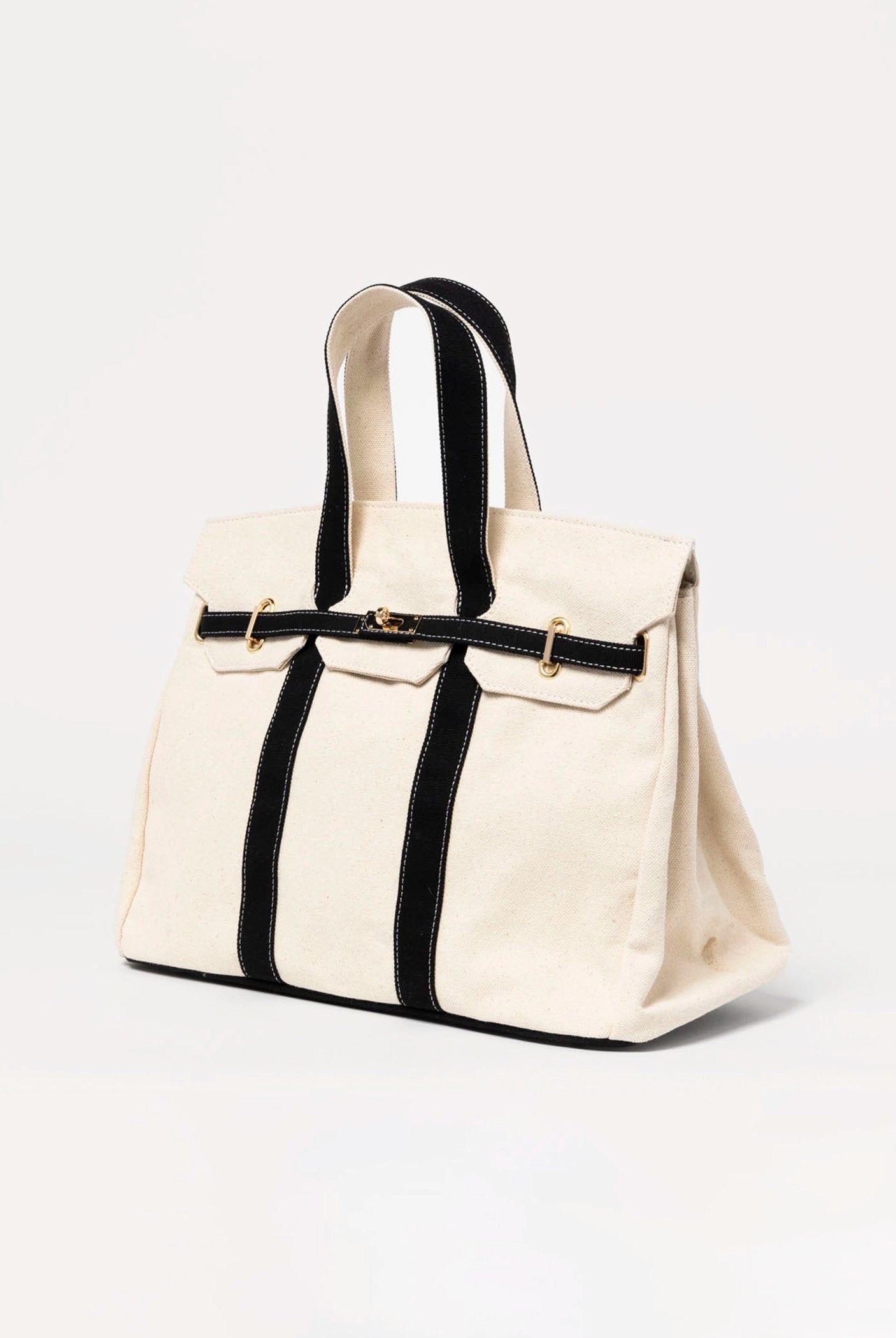swatch_Black canvas tote bag