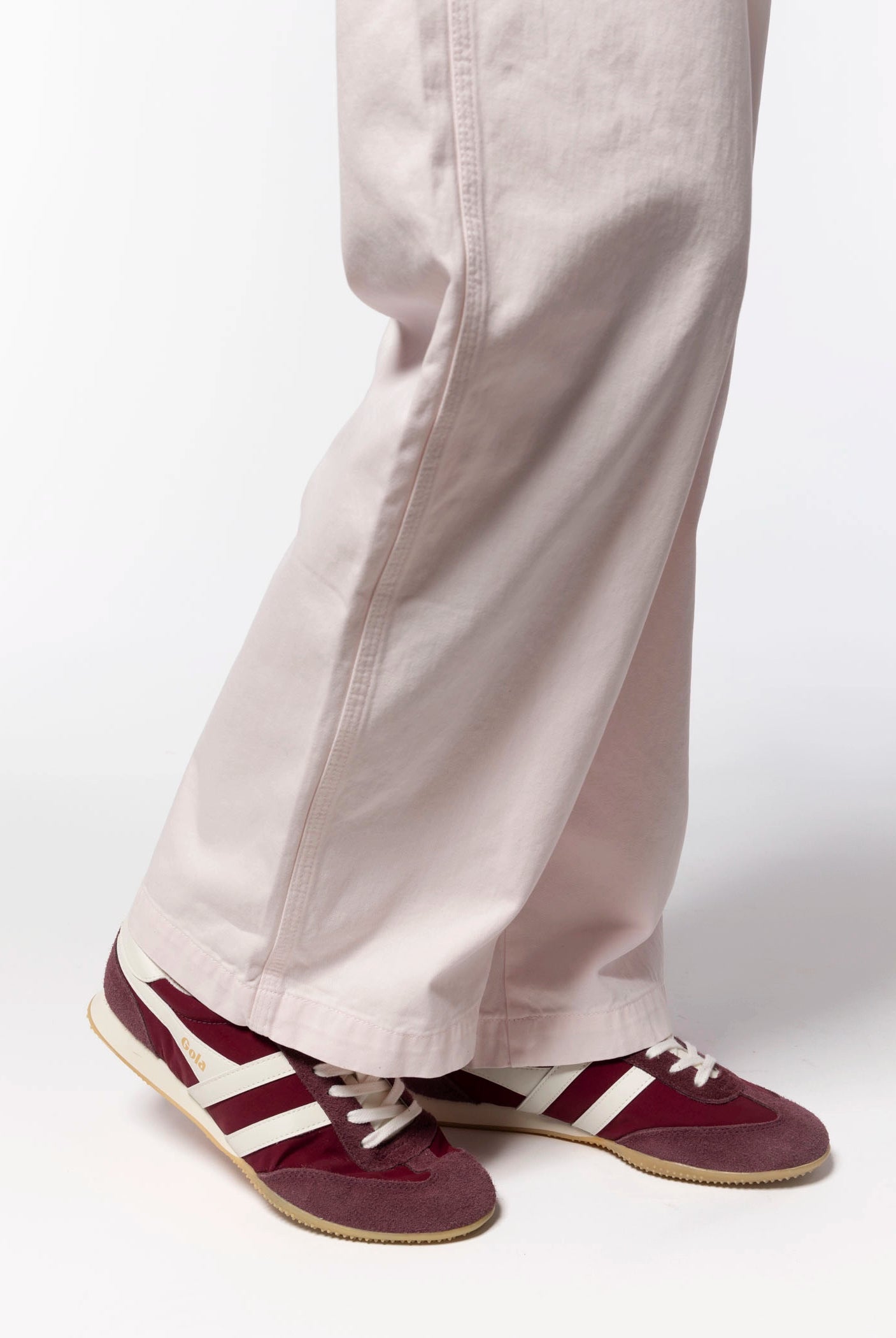 swatch_Wine/Off White gola sprinter sneaker