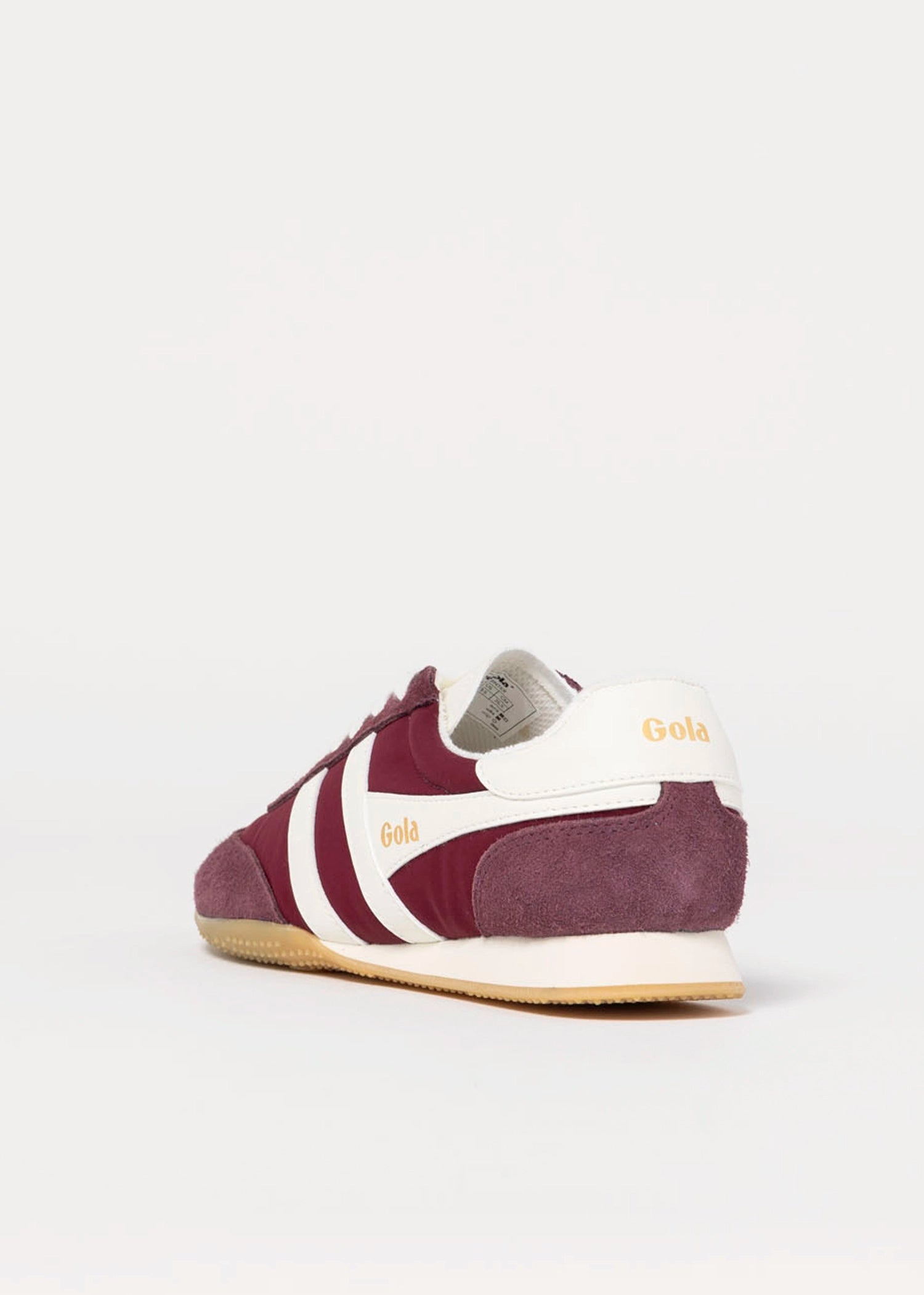 swatch_Wine/Off White gola sprinter sneaker