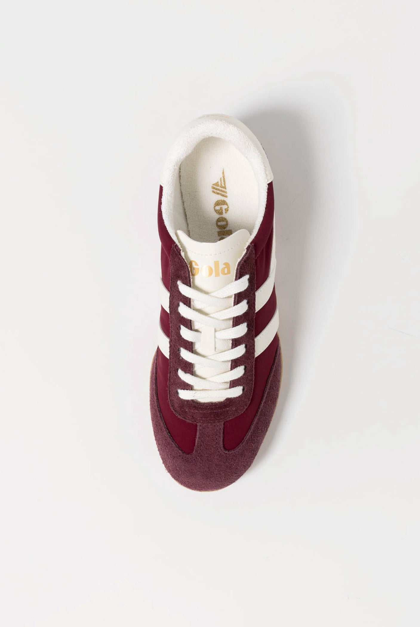 swatch_Wine/Off White gola sprinter sneaker