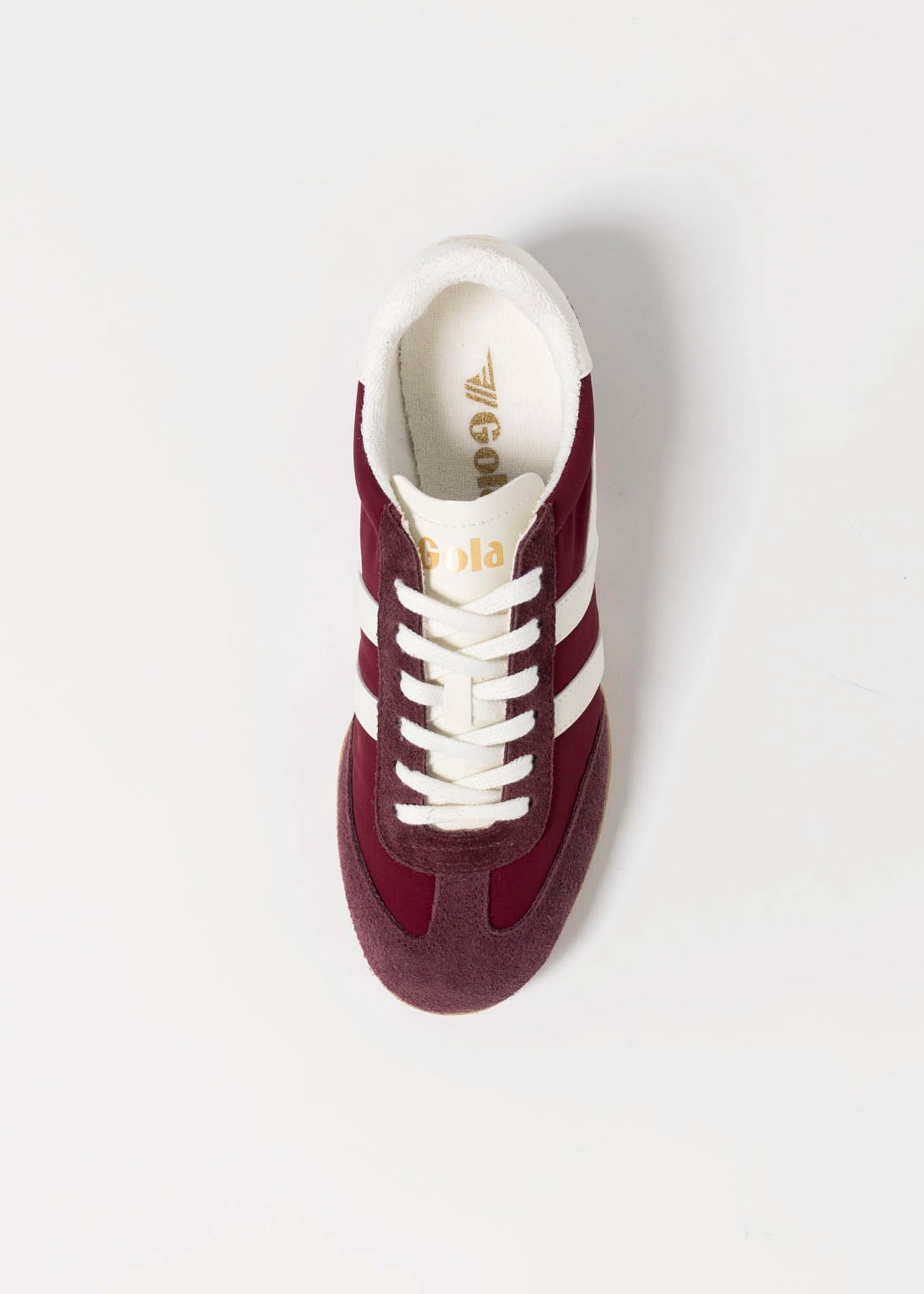 swatch_Wine/Off White gola sprinter sneaker