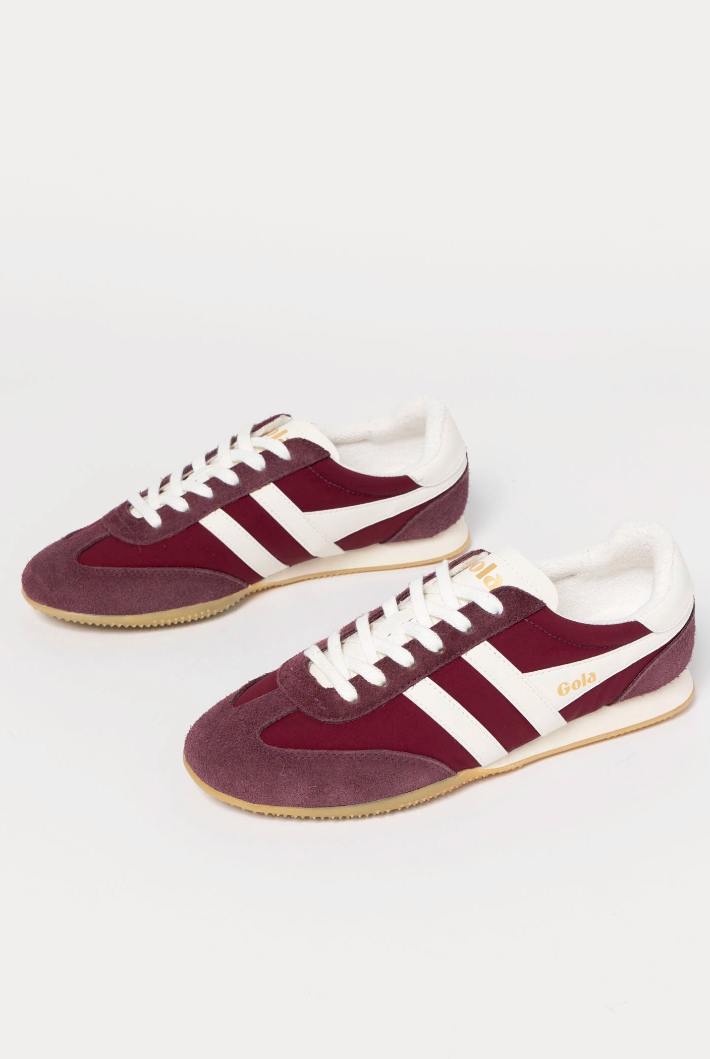 swatch_Wine/Off White gola sprinter sneaker