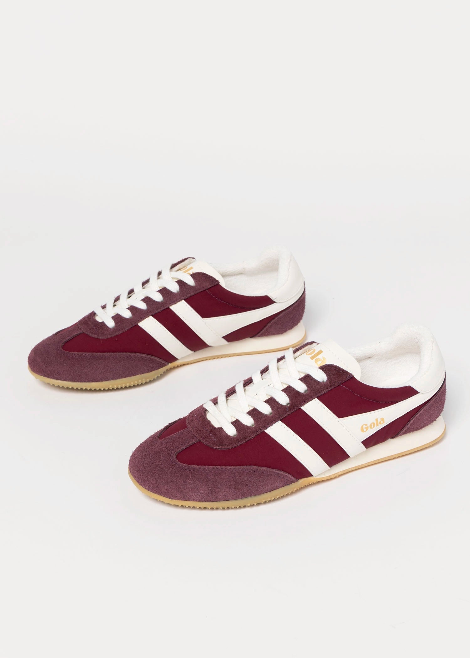 swatch_Wine/Off White gola sprinter sneaker