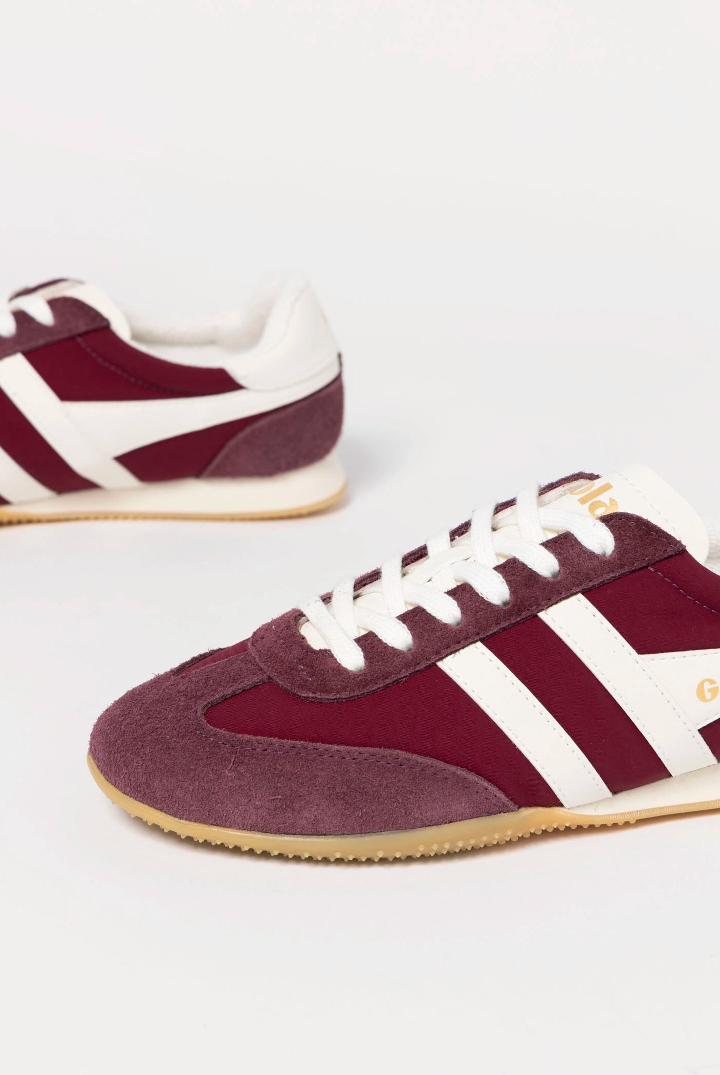 swatch_Wine/Off White gola sprinter sneaker