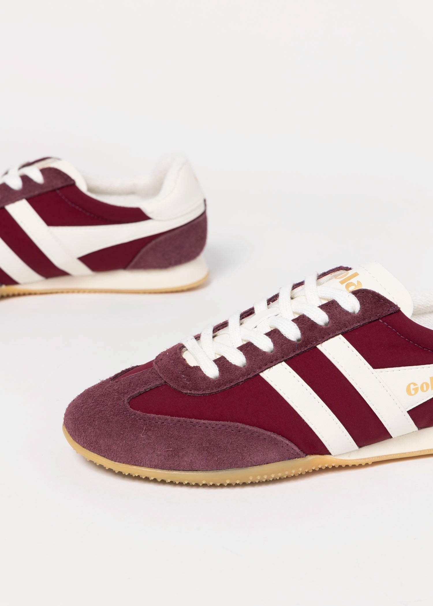 swatch_Wine/Off White gola sprinter sneaker