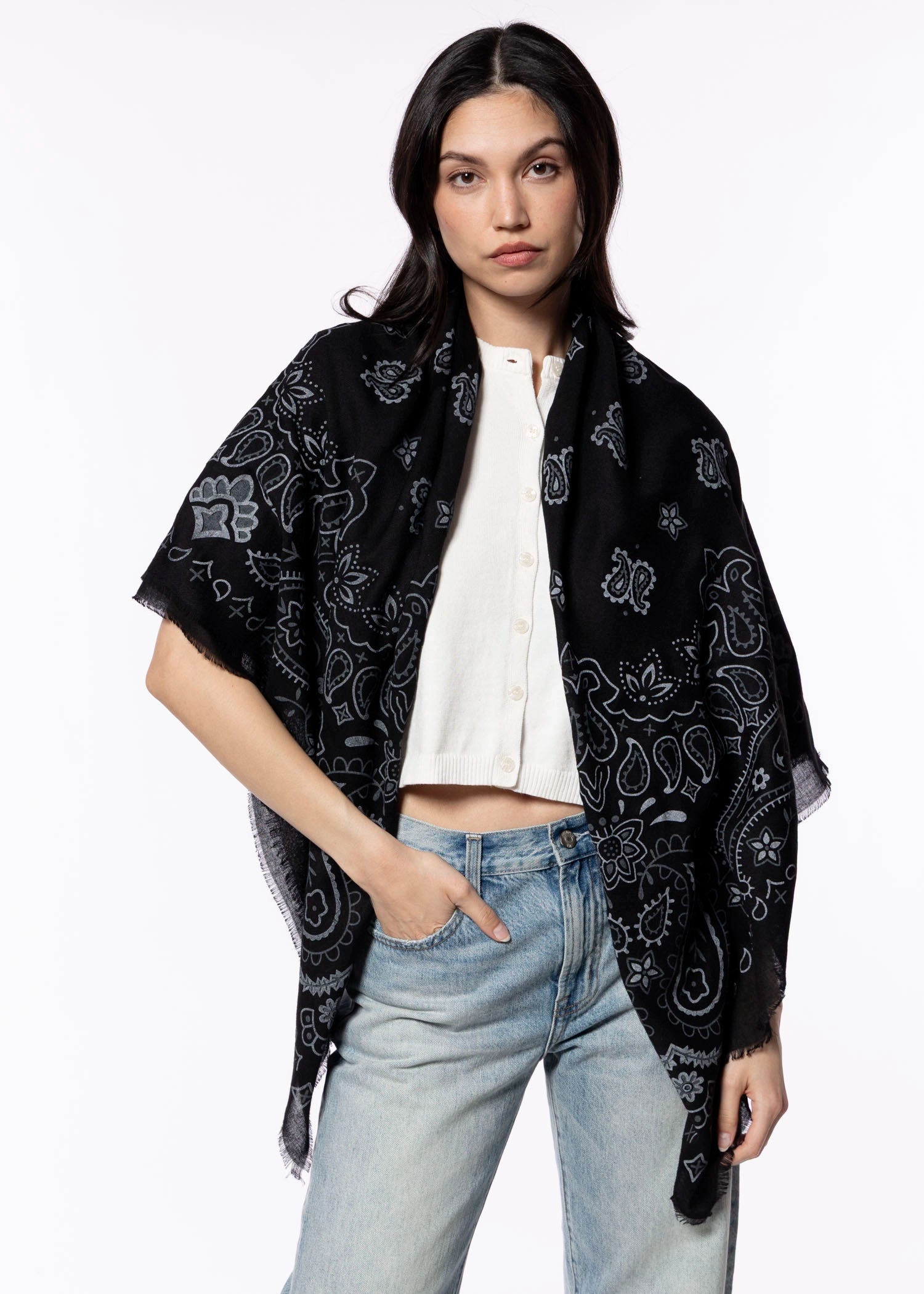swatch_Black bandana scarf