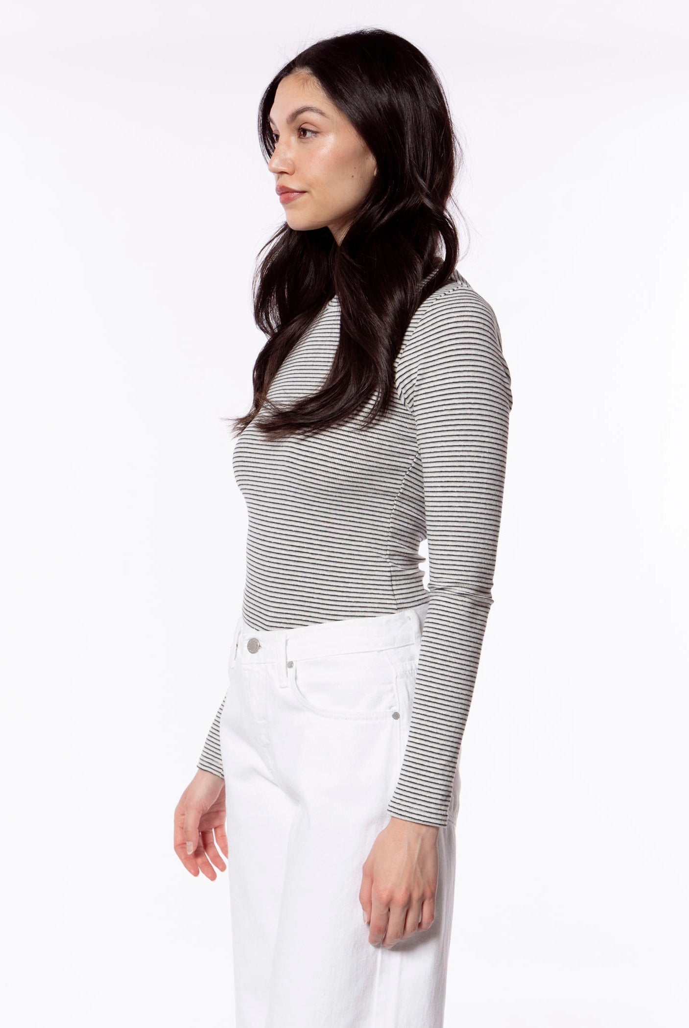swatch_Heather Grey/Black emma long sleeve tshirt