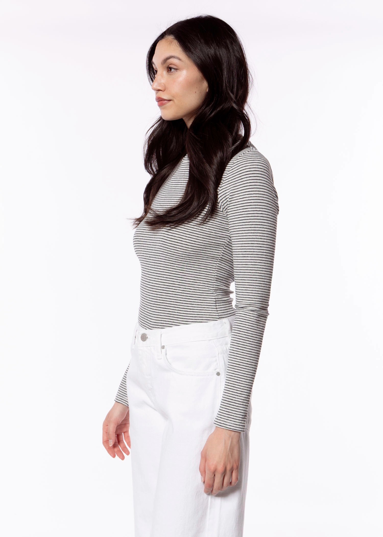 swatch_Heather Grey/Black emma long sleeve tshirt