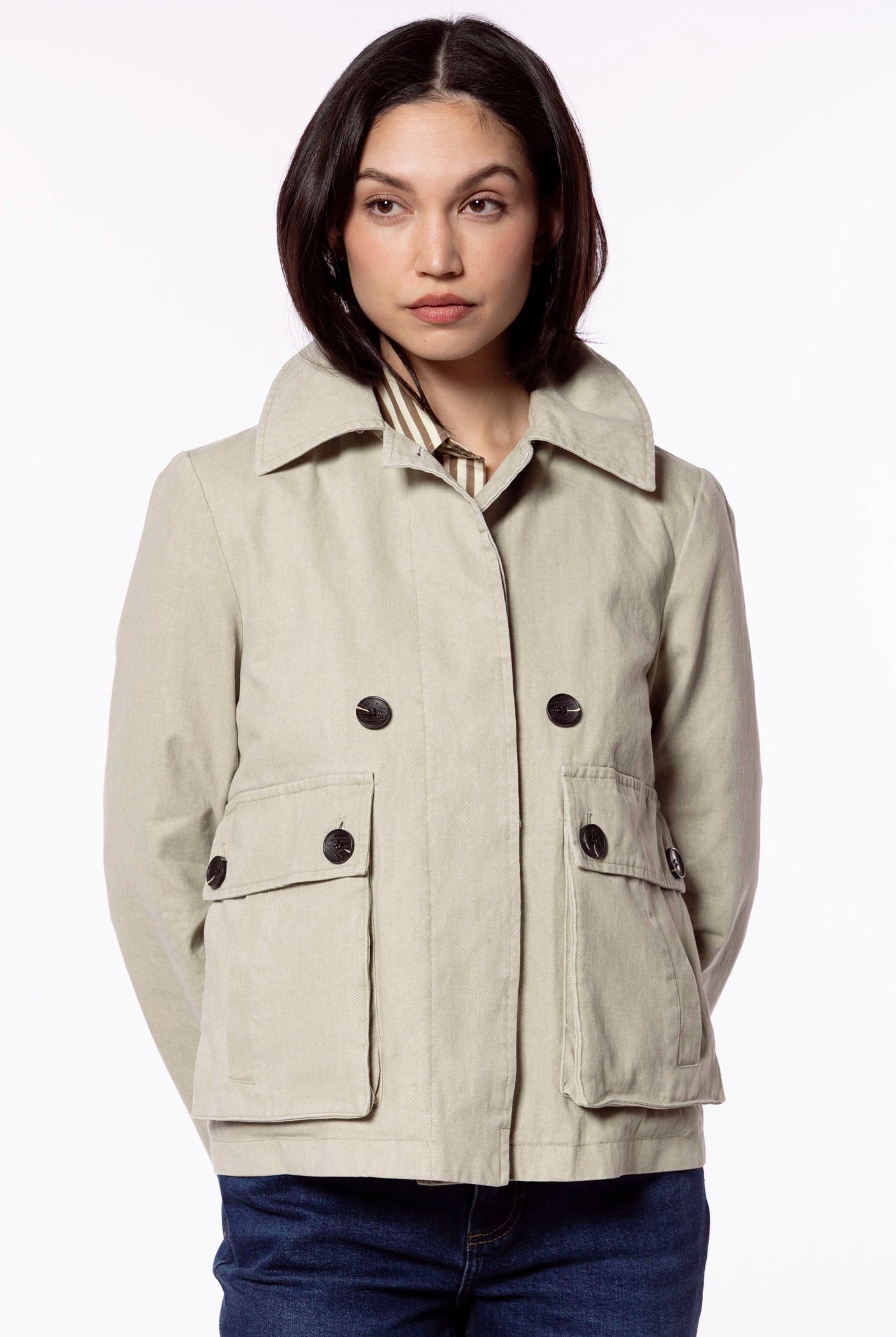 swatch_Tan avec les filles cotton cape jacket