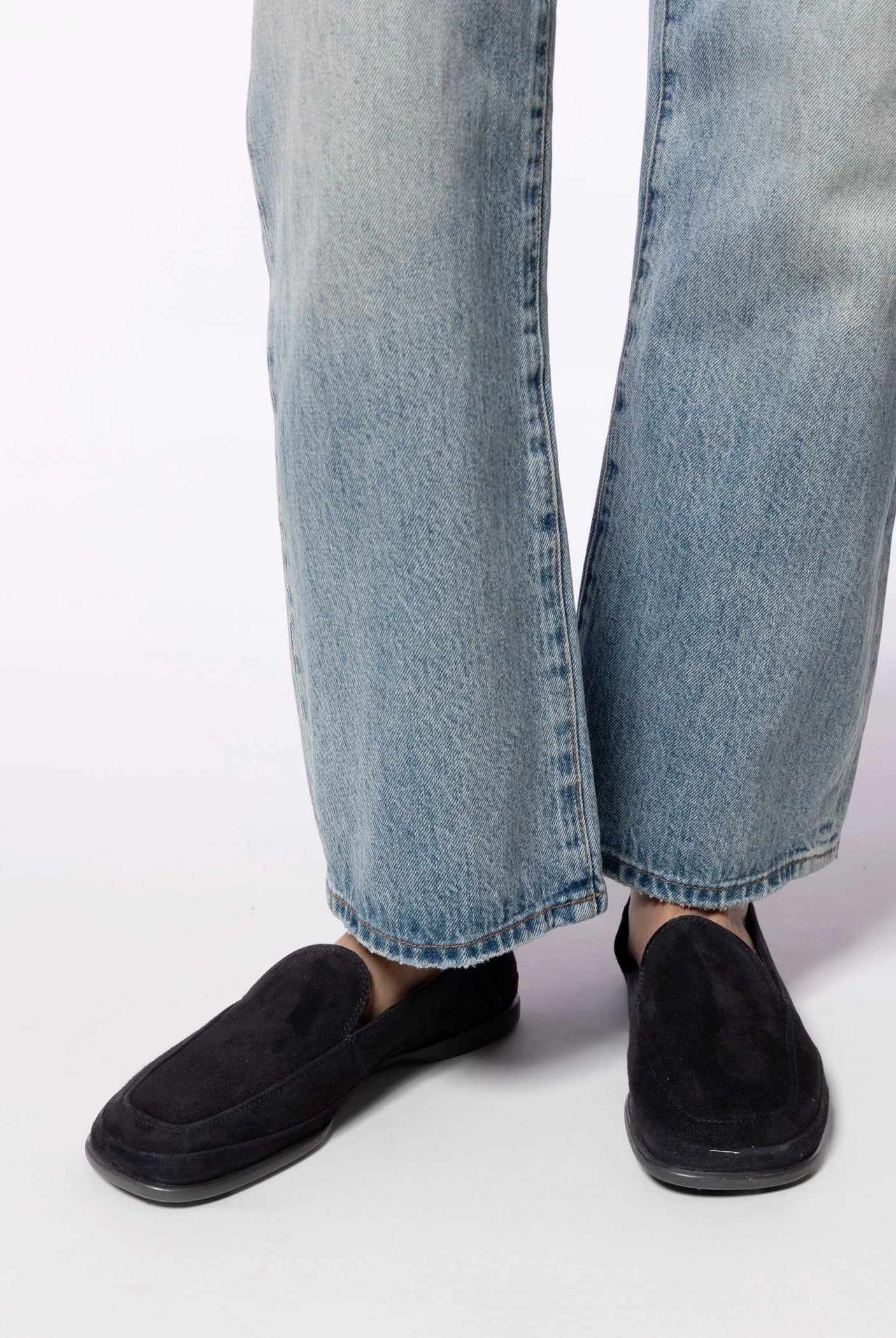 swatch_Black Suede vagabond sammie loafers