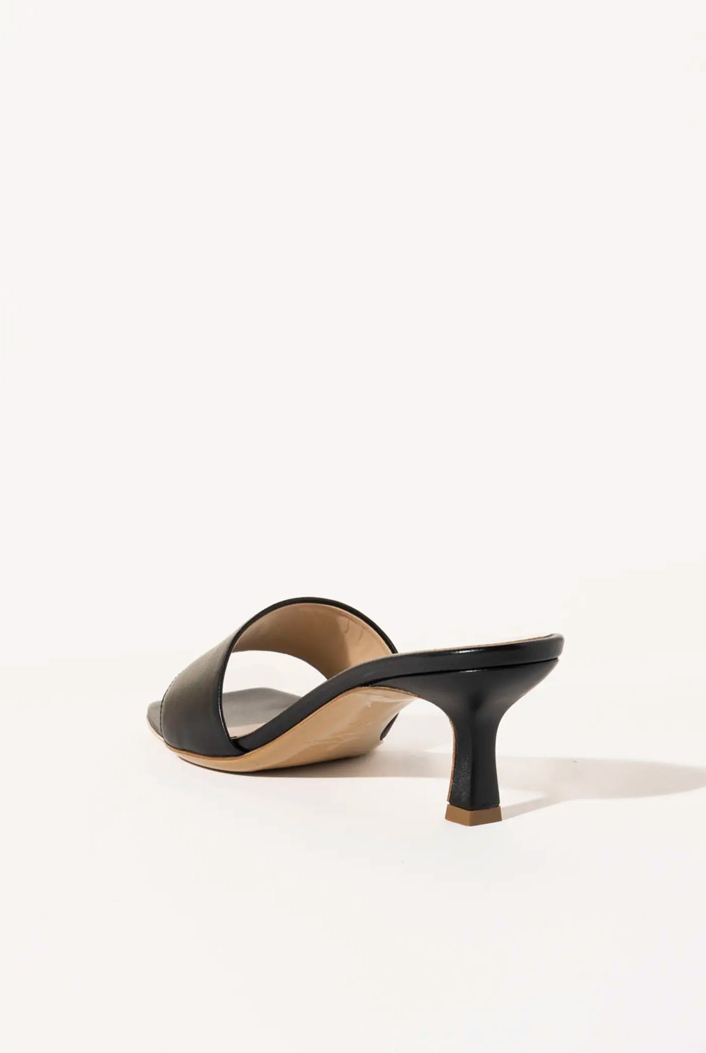 swatch_black leather slide sandal heeled sandals