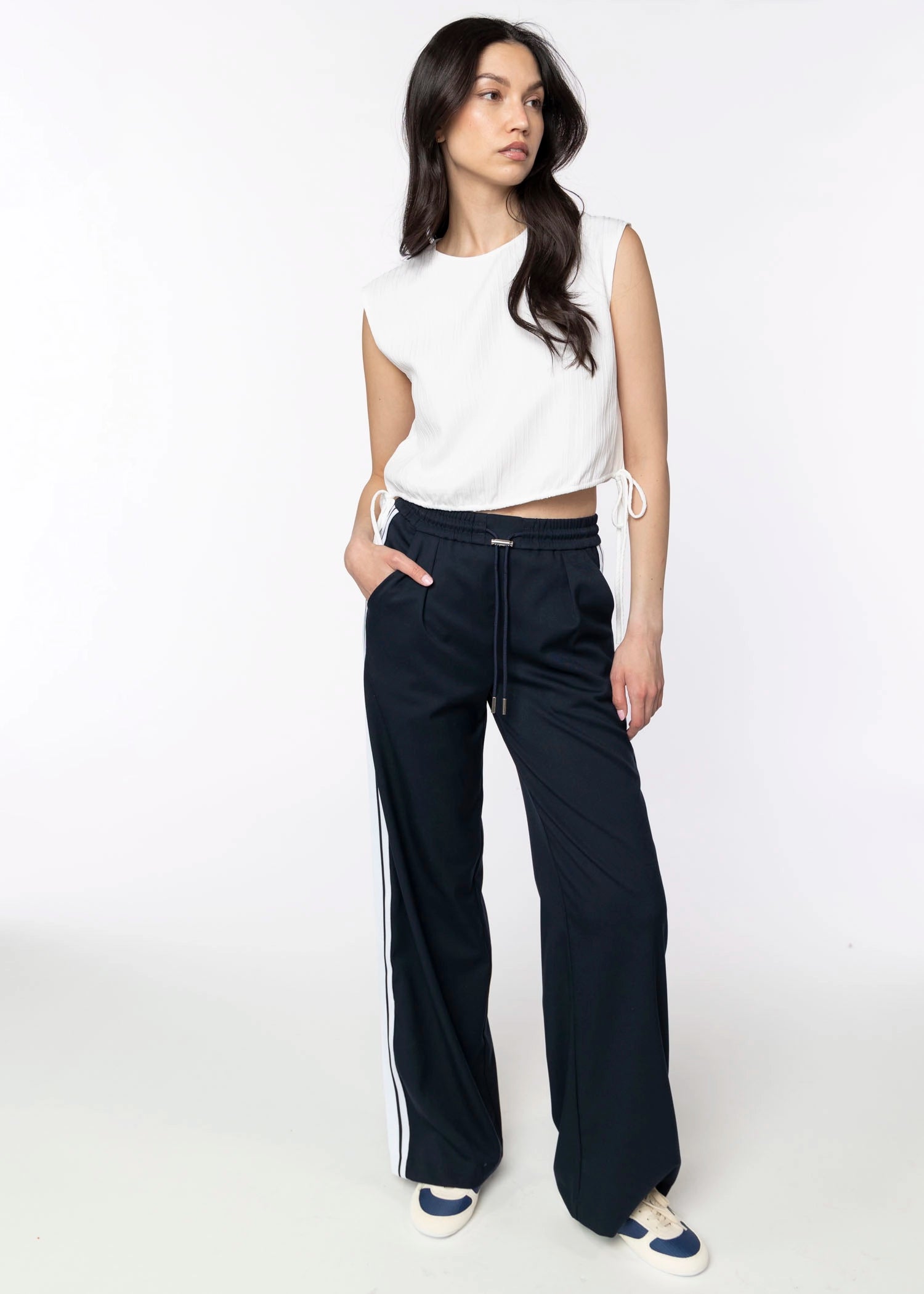 swatch_Navy habitual drawstring track pant