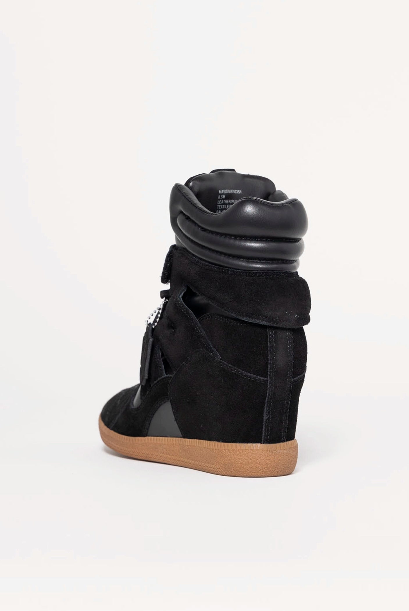 swatch_Black Suede mavis sneaker