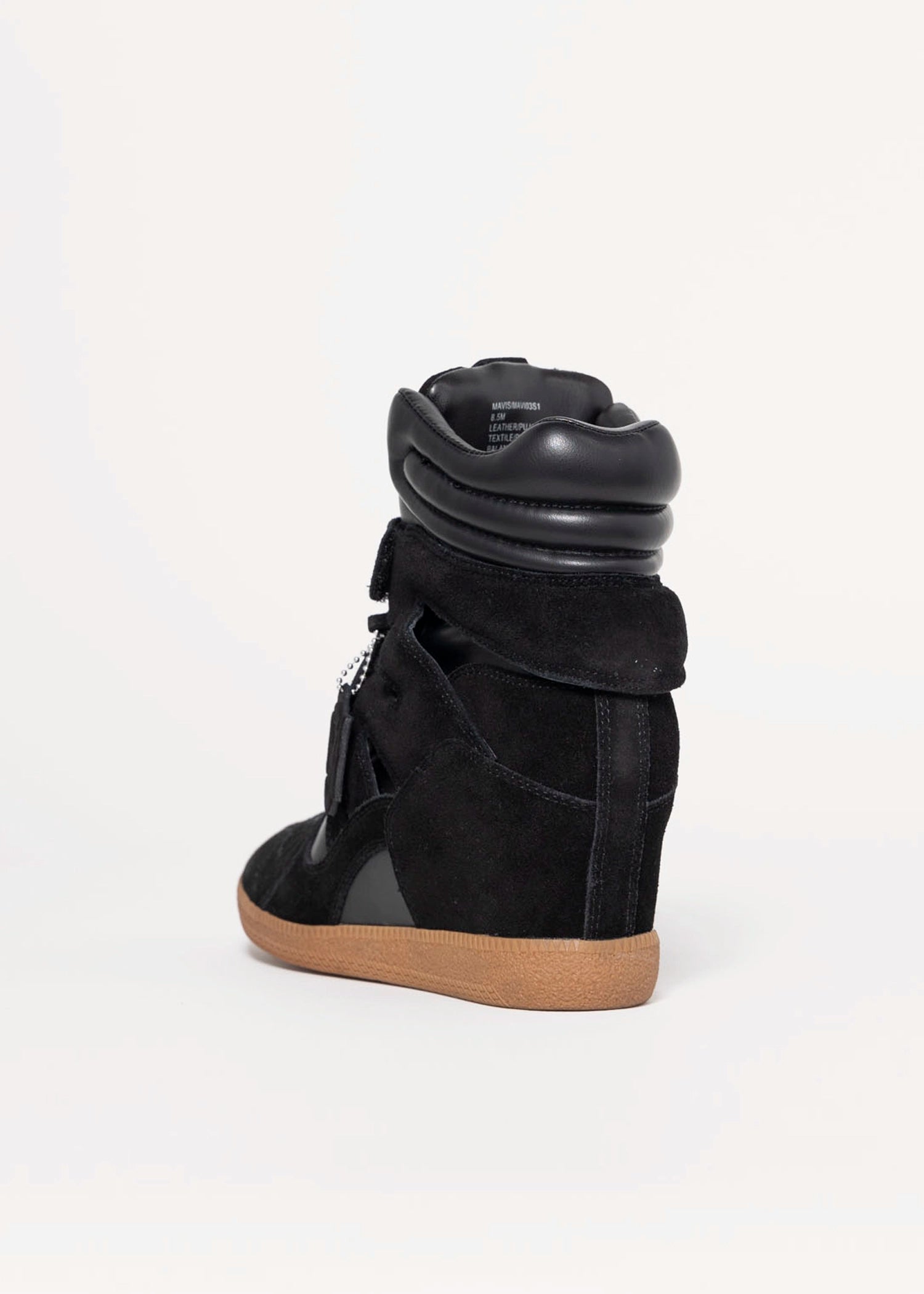 swatch_Black Suede mavis sneaker