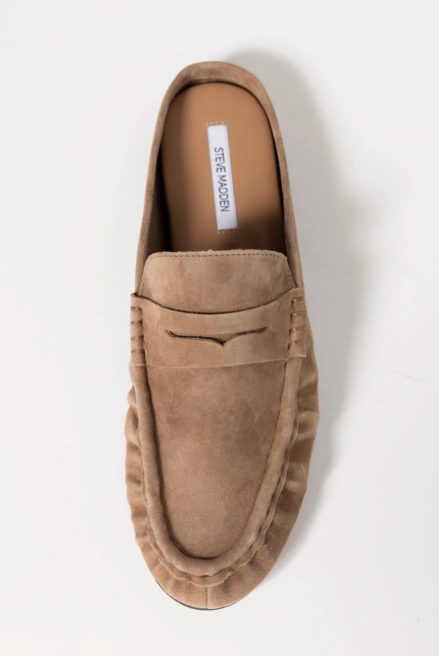 swatch_Taupe Suede rafe loafer steve madden