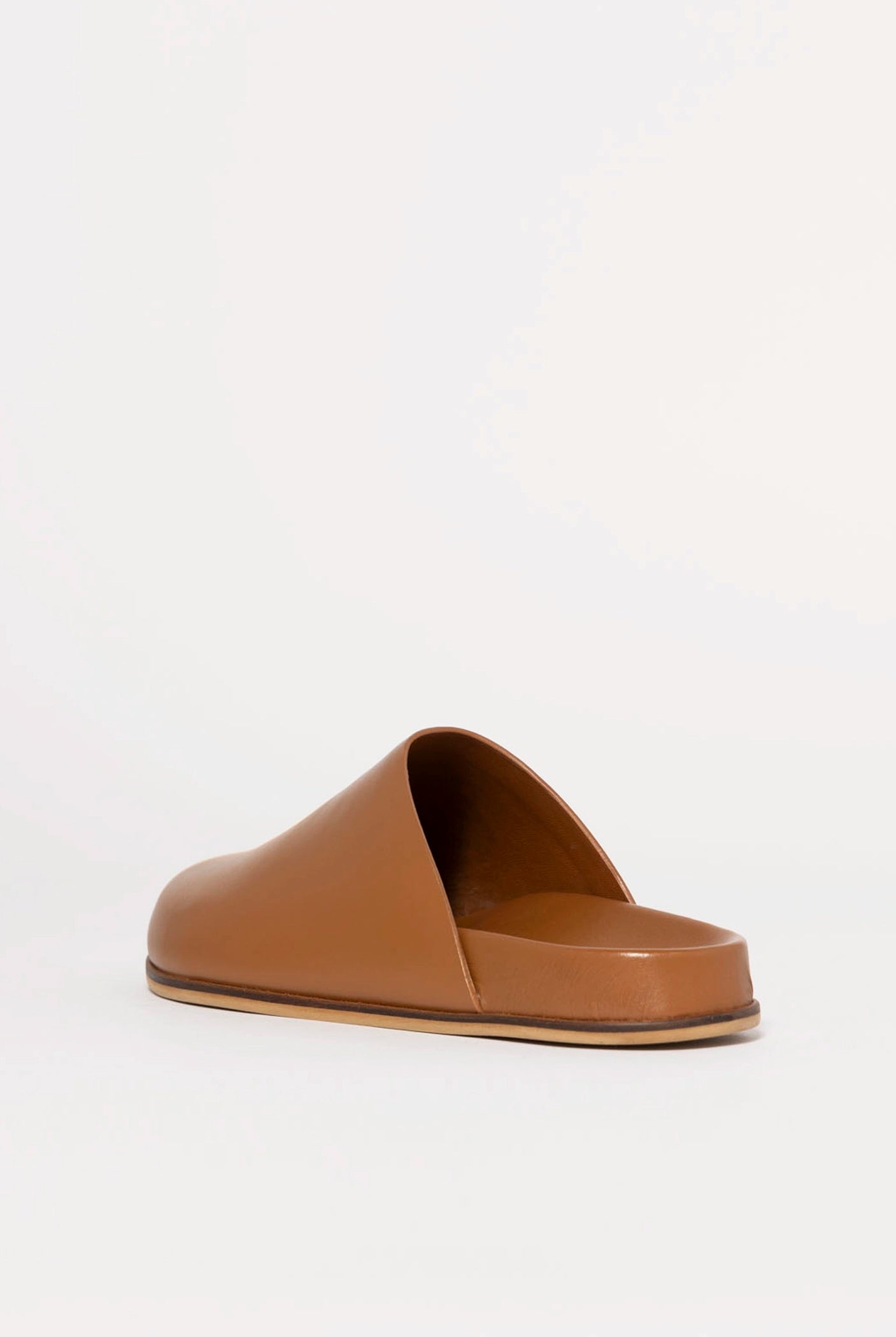 swatch_Camel intentionally blank agatha leather clog