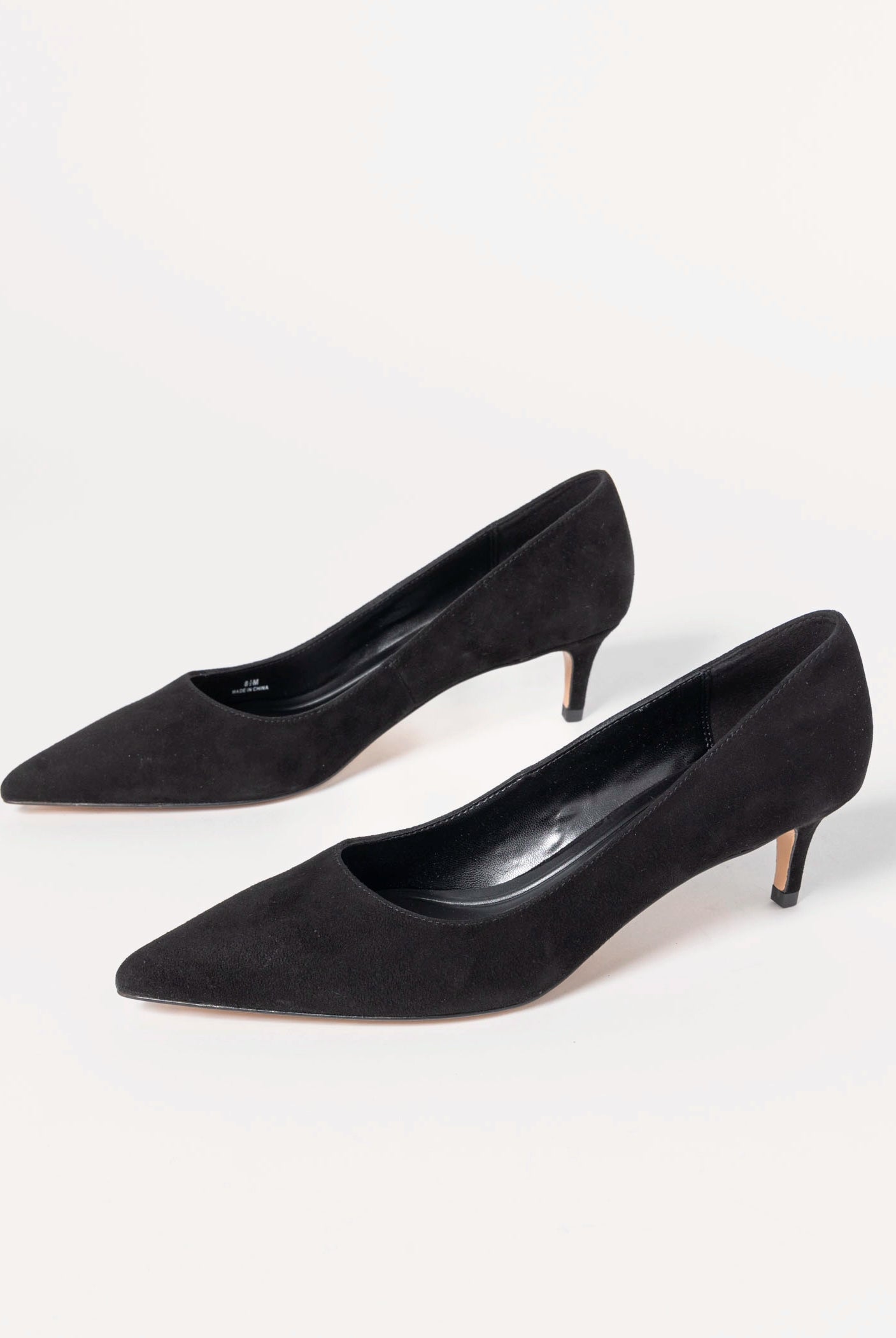 swatch_Black Suede pelle moda aeri pump