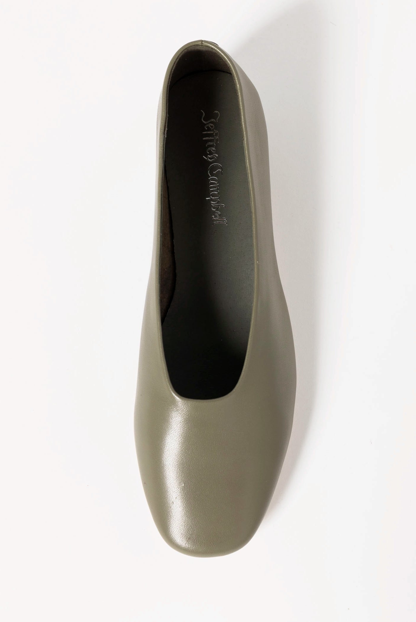 swatch_Olive Leather jeffrey campbell trustee leather pump