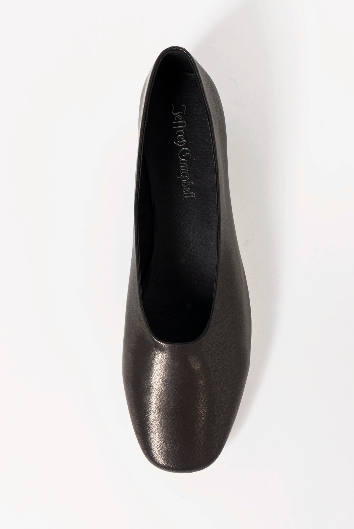 swatch_Black Leather jeffrey campbell trustee leather pump