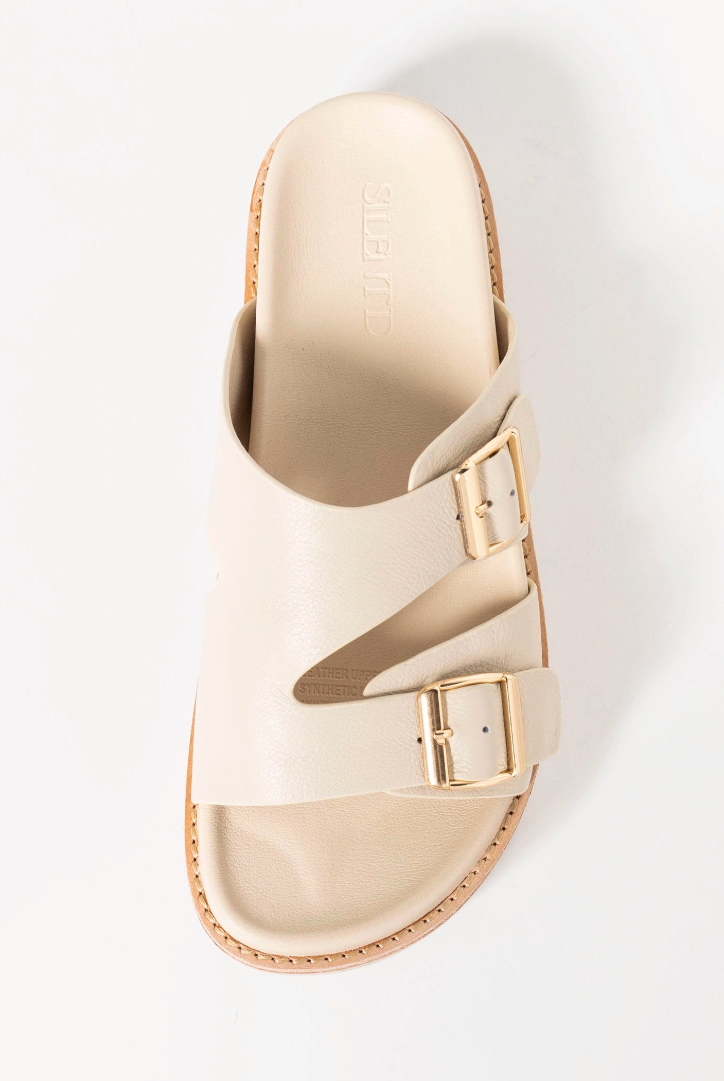 swatch_Milk Leather silent d gizella platform sandal