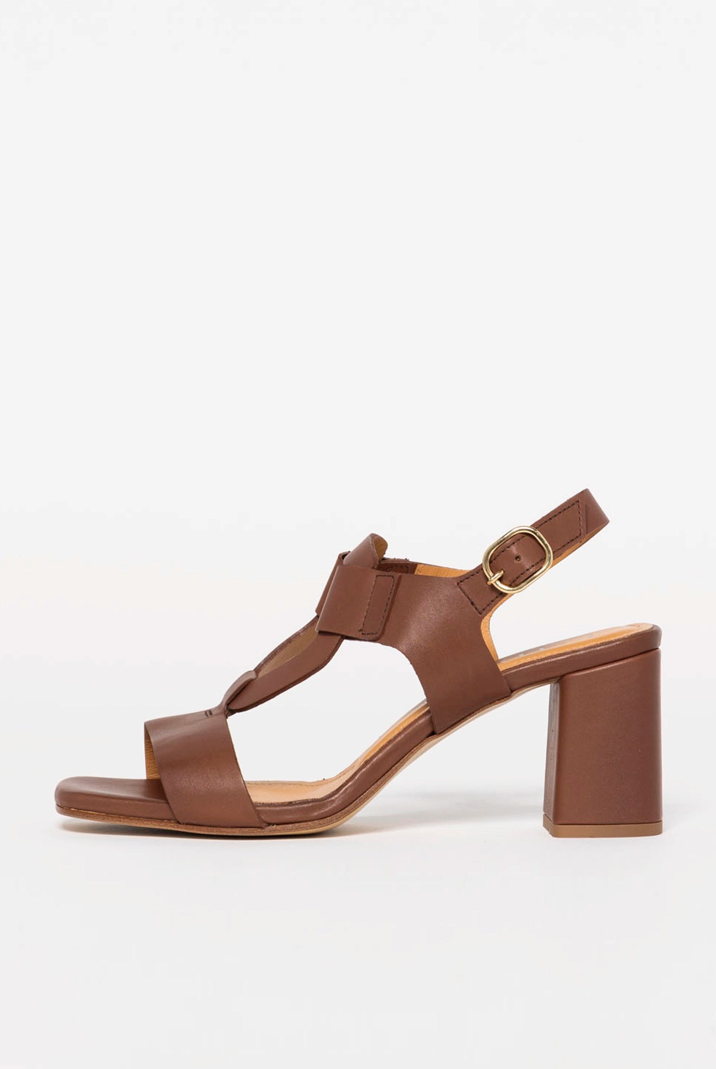 swatch_Brown Leather heeled leather sandal