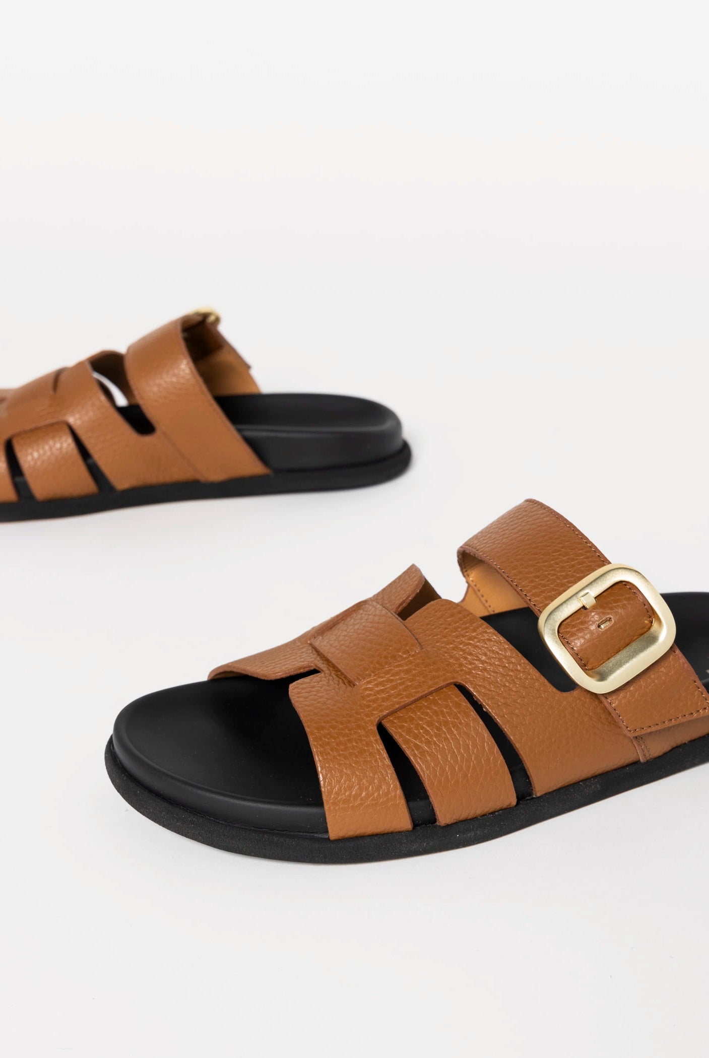 swatch_Cuoio Leather l'idea slide sandal