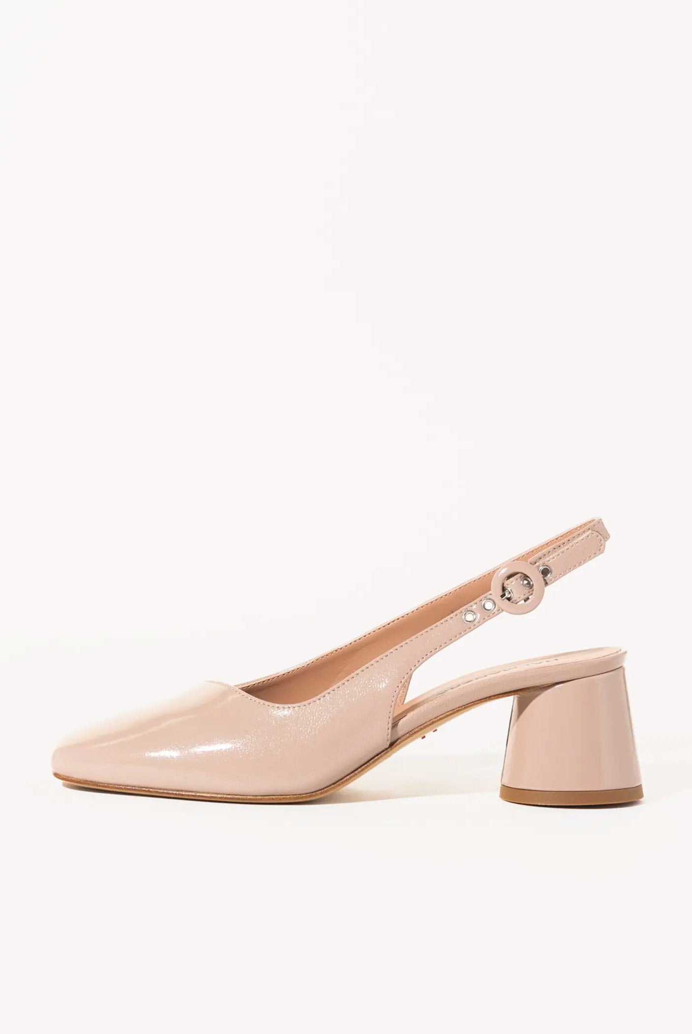 swatch_beige patent cala slingback pump heels