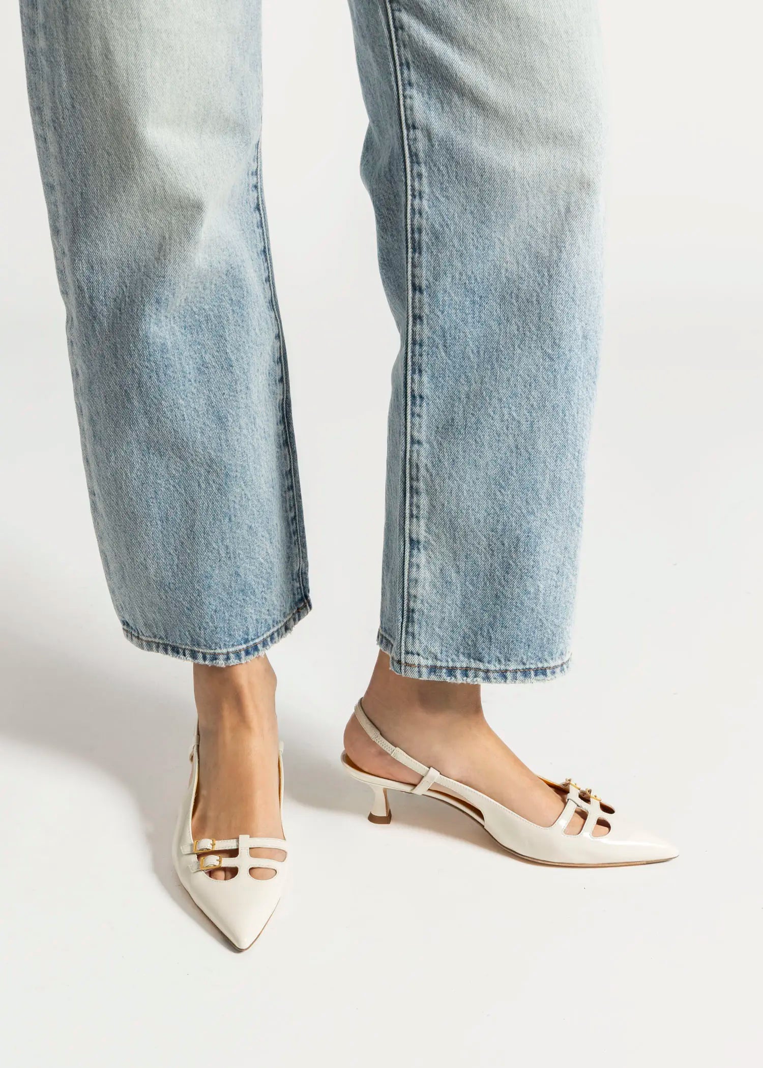 swatch_cream patent t-bar slingback pump heels