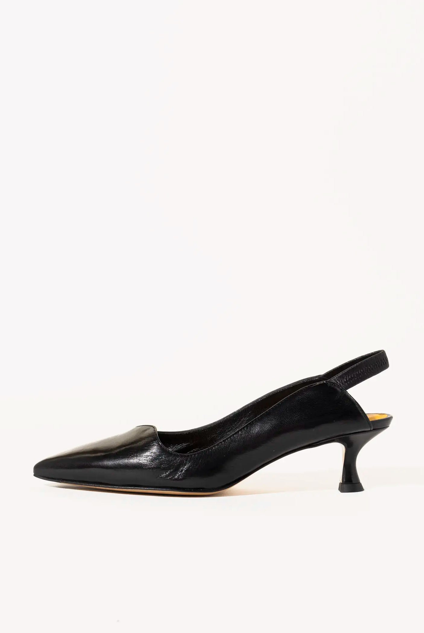 swatch_black leather leather slingback pump heels