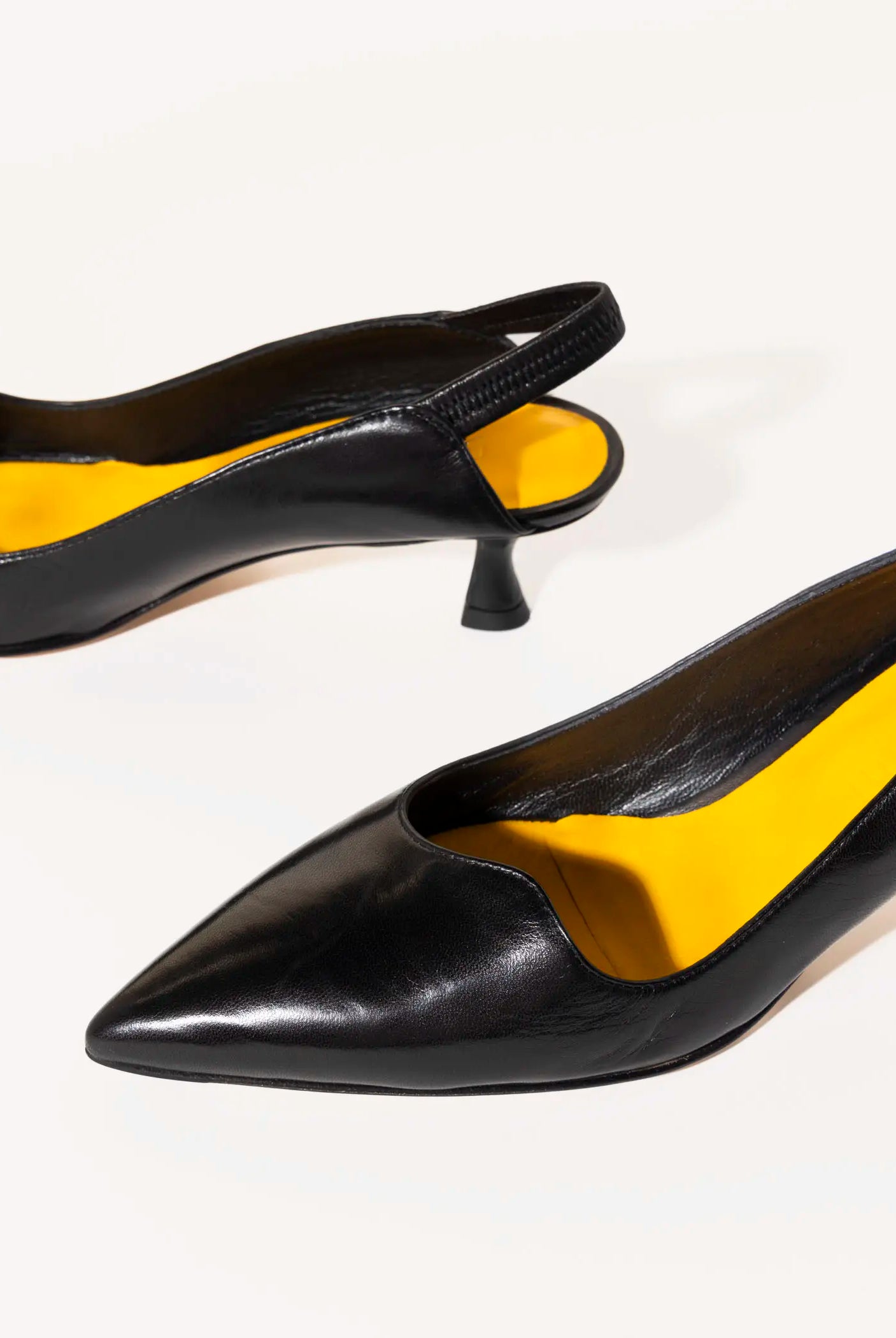 swatch_black leather leather slingback pump heels