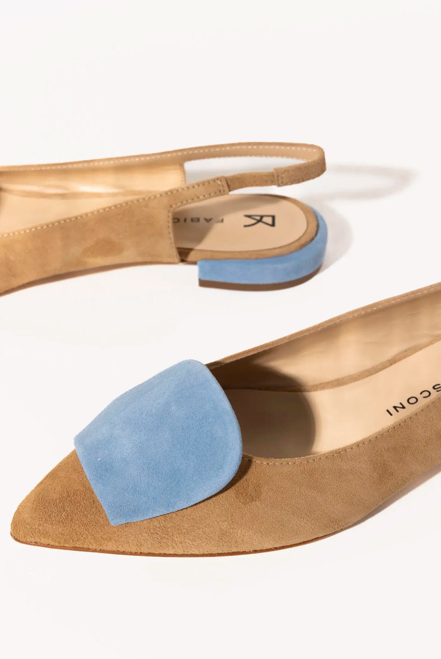 swatch_sand suede slingback flat flat shoes