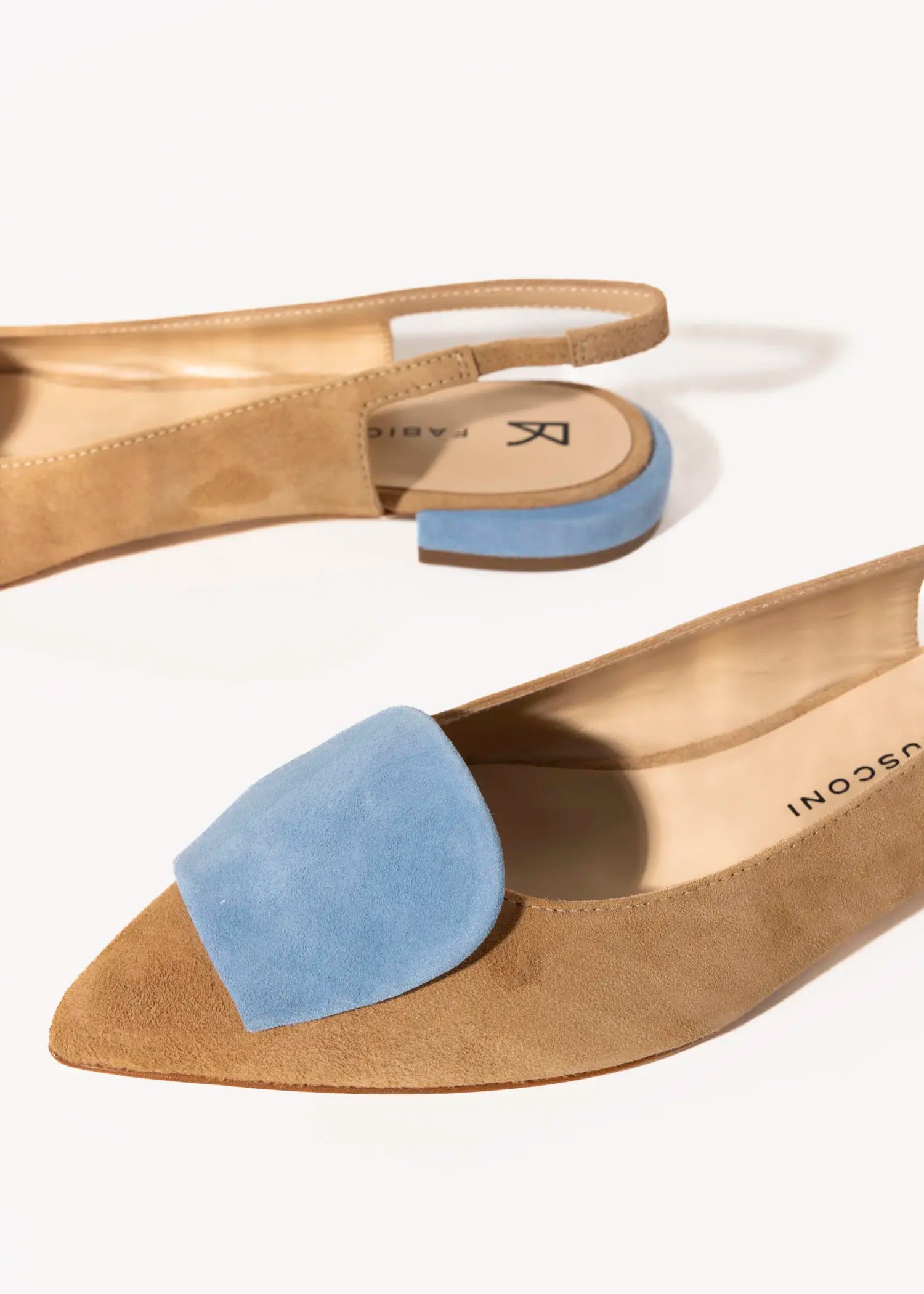 swatch_sand suede slingback flat flat shoes