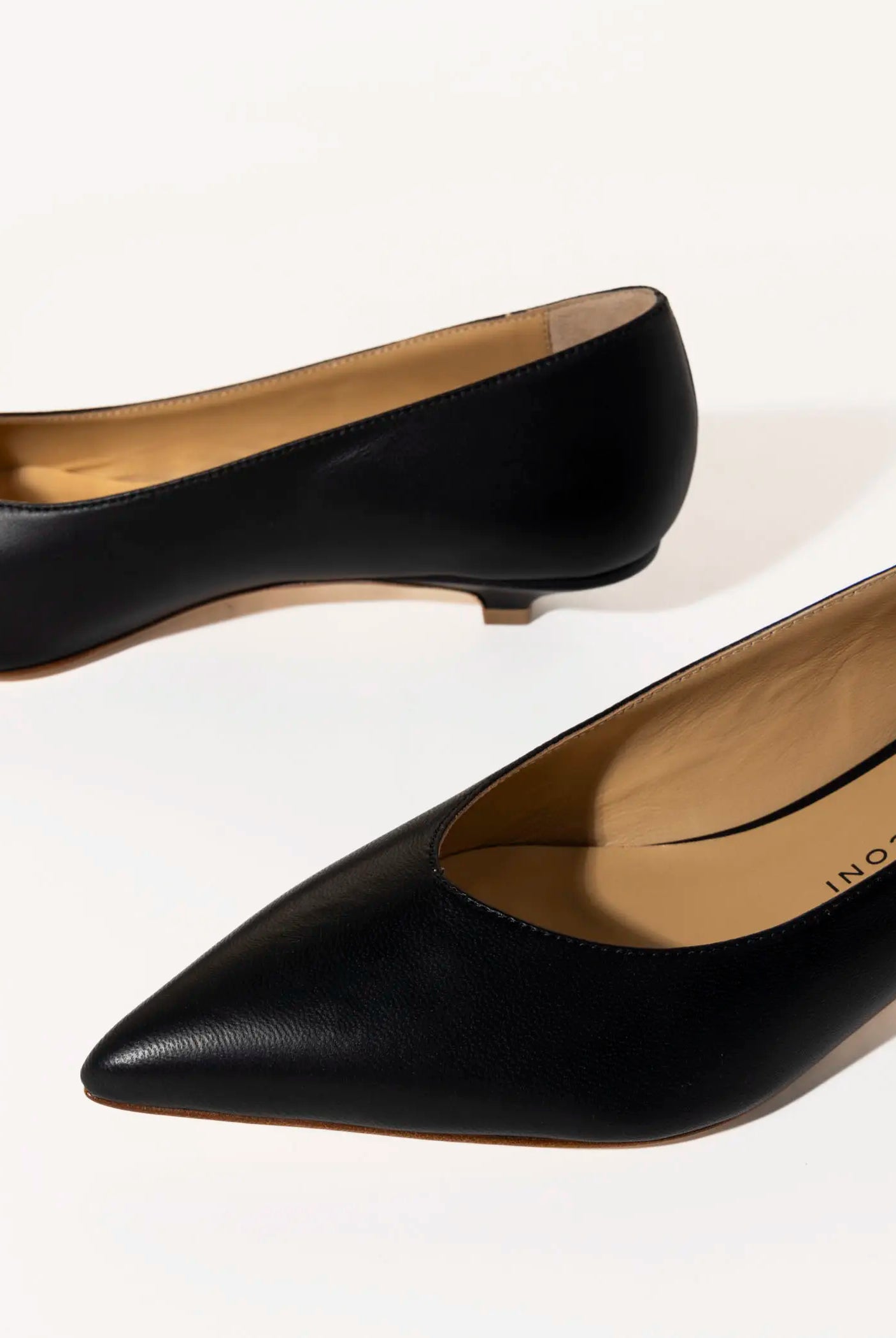 swatch_black leather gloria kitten heel pump heels